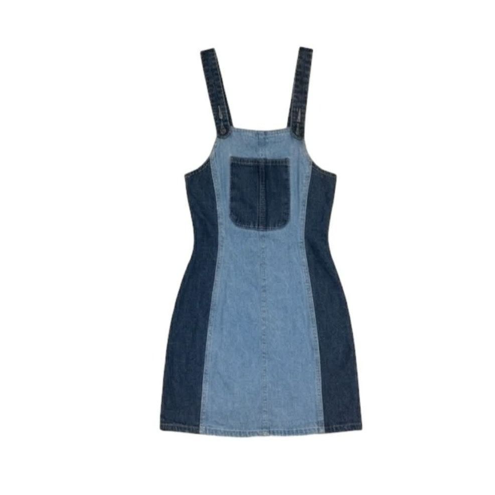 Other Overall Smock Mini Dress Top Denim Sleeveless Jumper Country Size S / US 4 / IT 40 - 3 Thumbnail