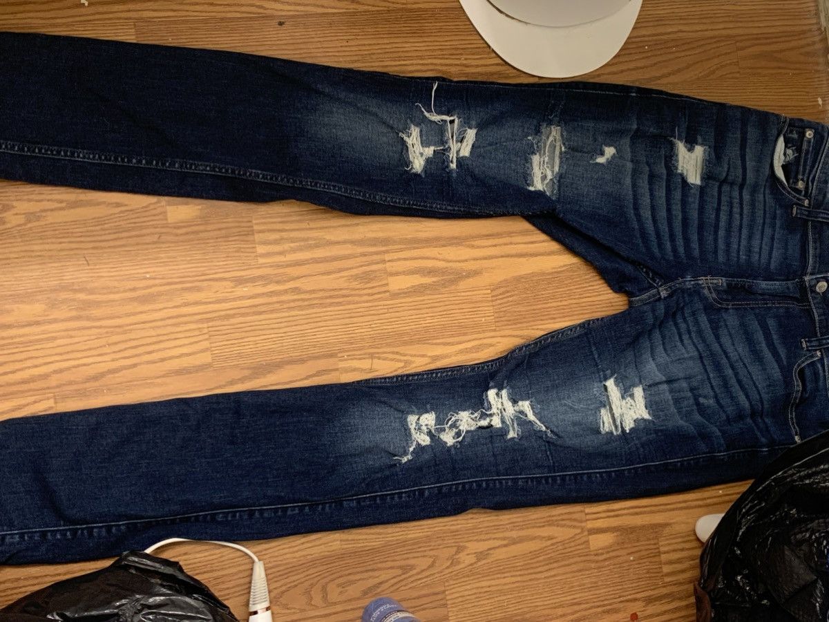 Hollister Hollister Stacked Skinny Ripped Jeans Size US 33 - 2 Thumbnail