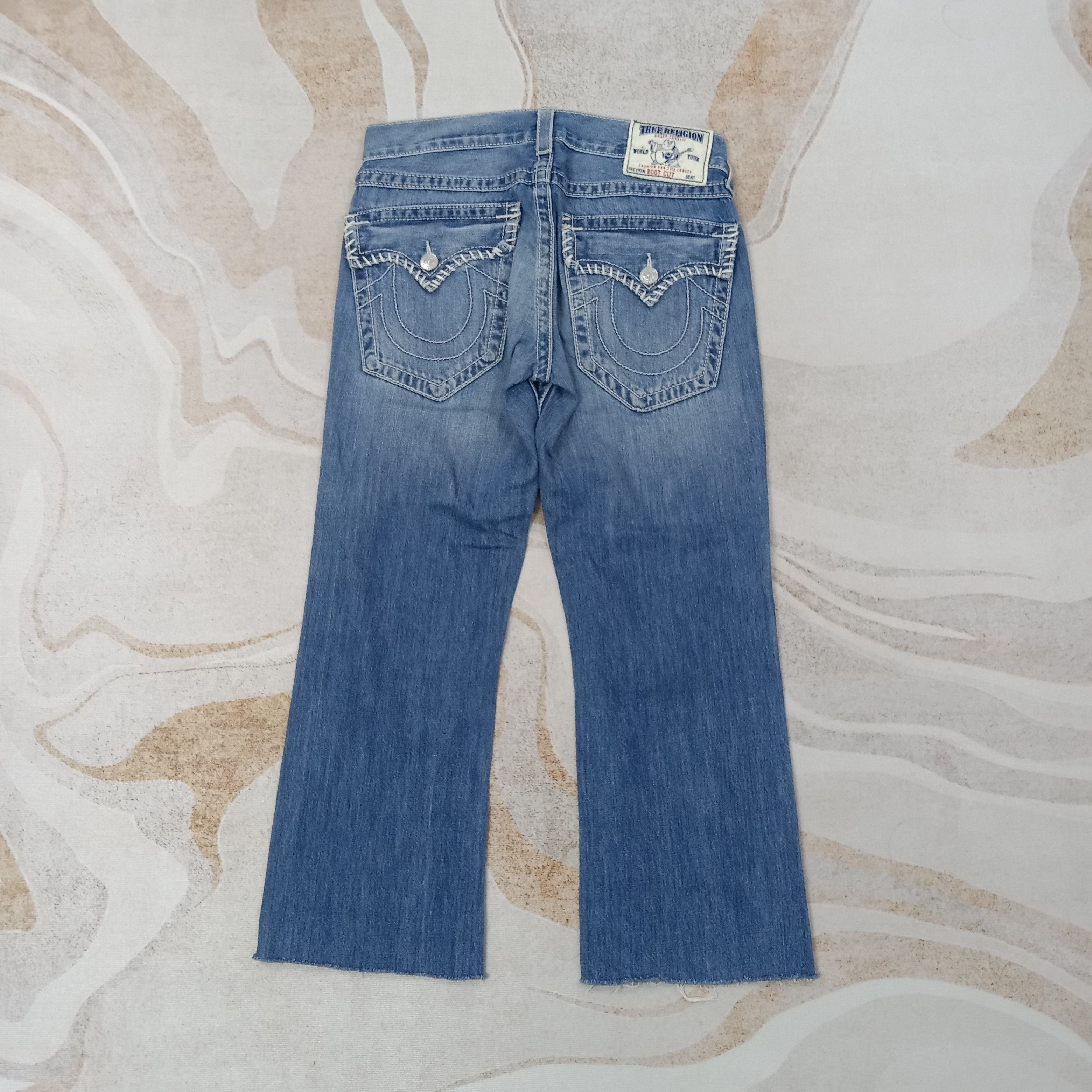 True Religion True Religion USA Bootcut Denim Jeans C258N23 Size US 33 - 1 Thumbnail