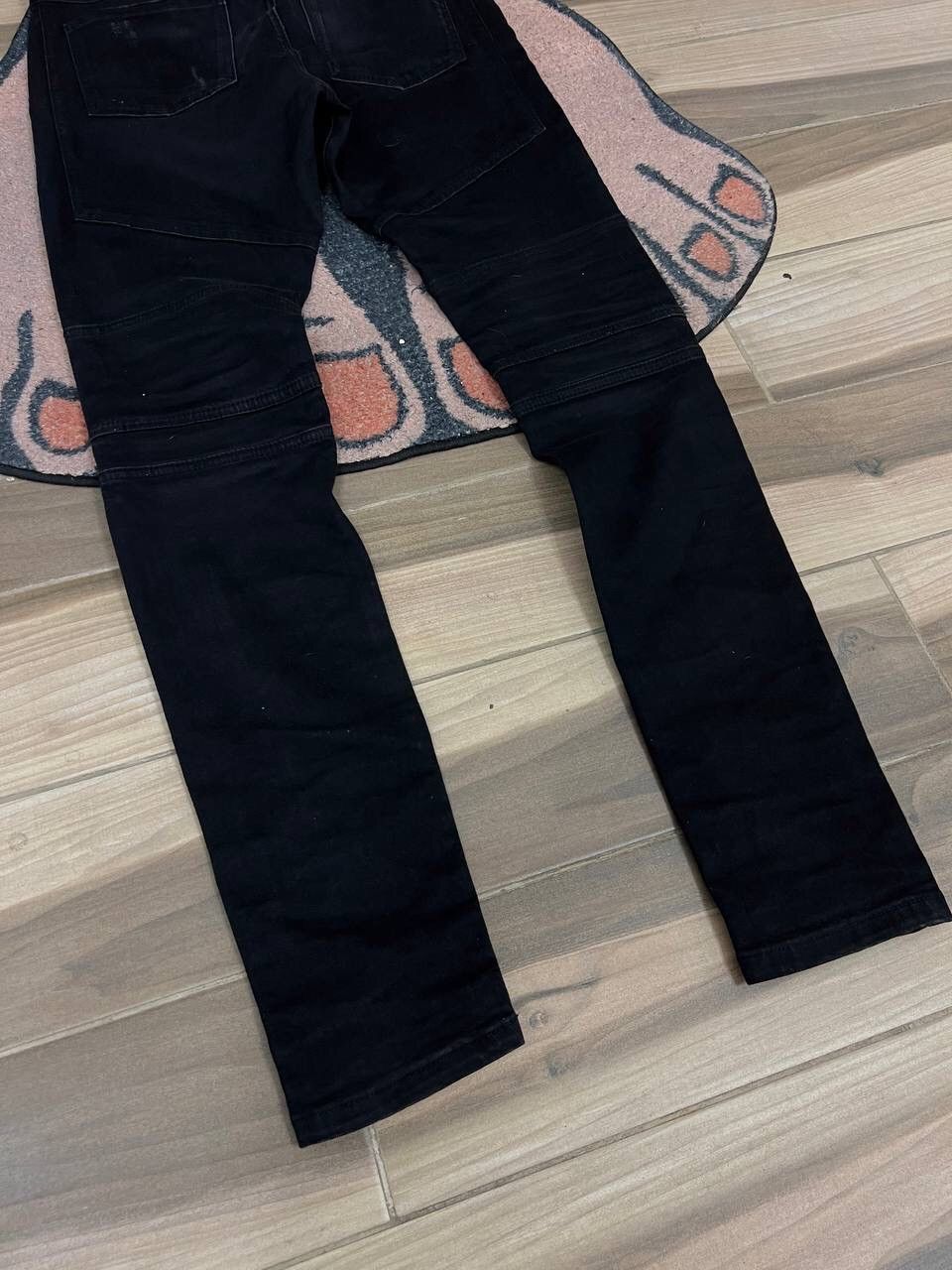 Represent Clo. Represent Slim Fit Destroyed Denim Black Ripped Pants Size US 32 / EU 48 - 9 Thumbnail