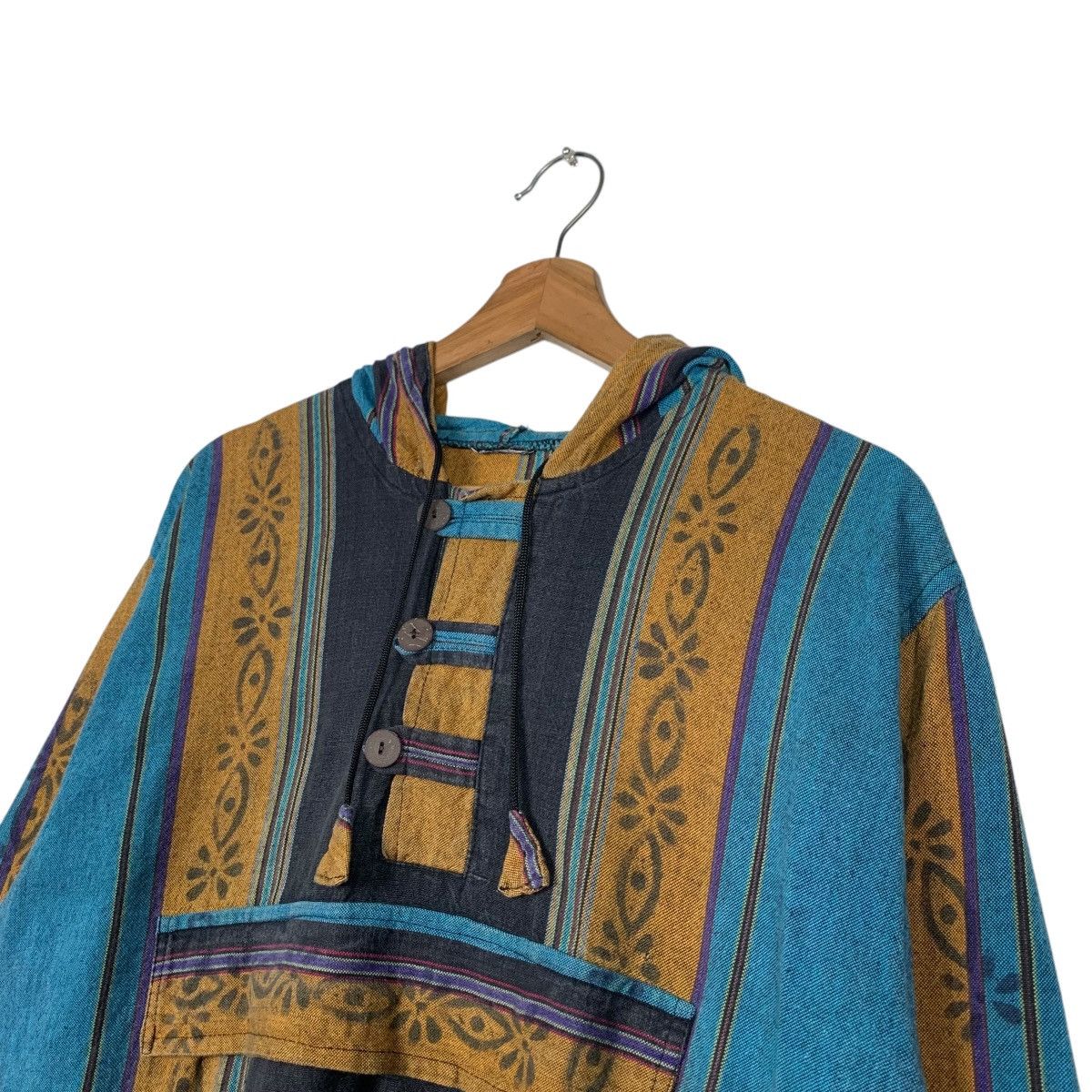 Baja East Vintage Baja Mexico Traditional Art Logo Hoodies #2366-C106 Size US L / EU 52-54 / 3 - 12 Thumbnail
