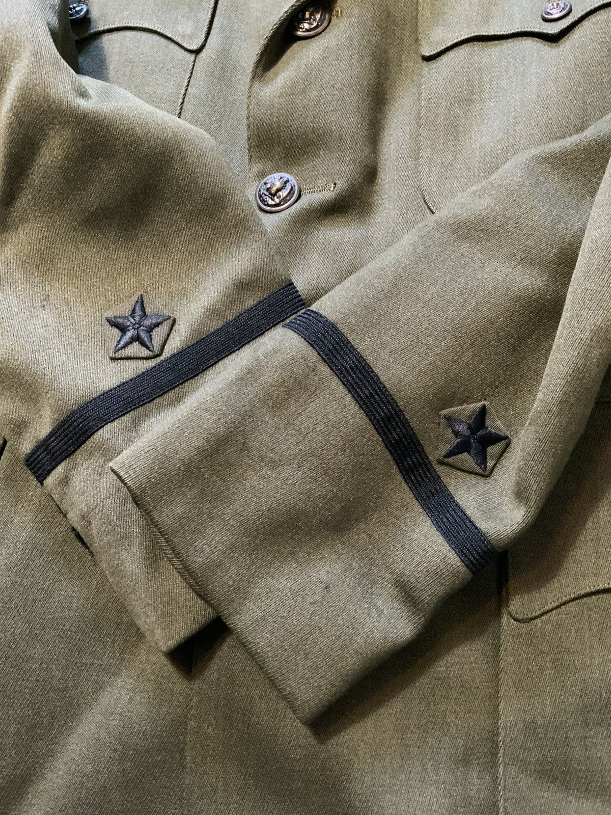 Vintage Vintage 40s 50s WWII Lan-C-Air Davis USN Wool 2PC Set Suit Size 42R - 10 Thumbnail