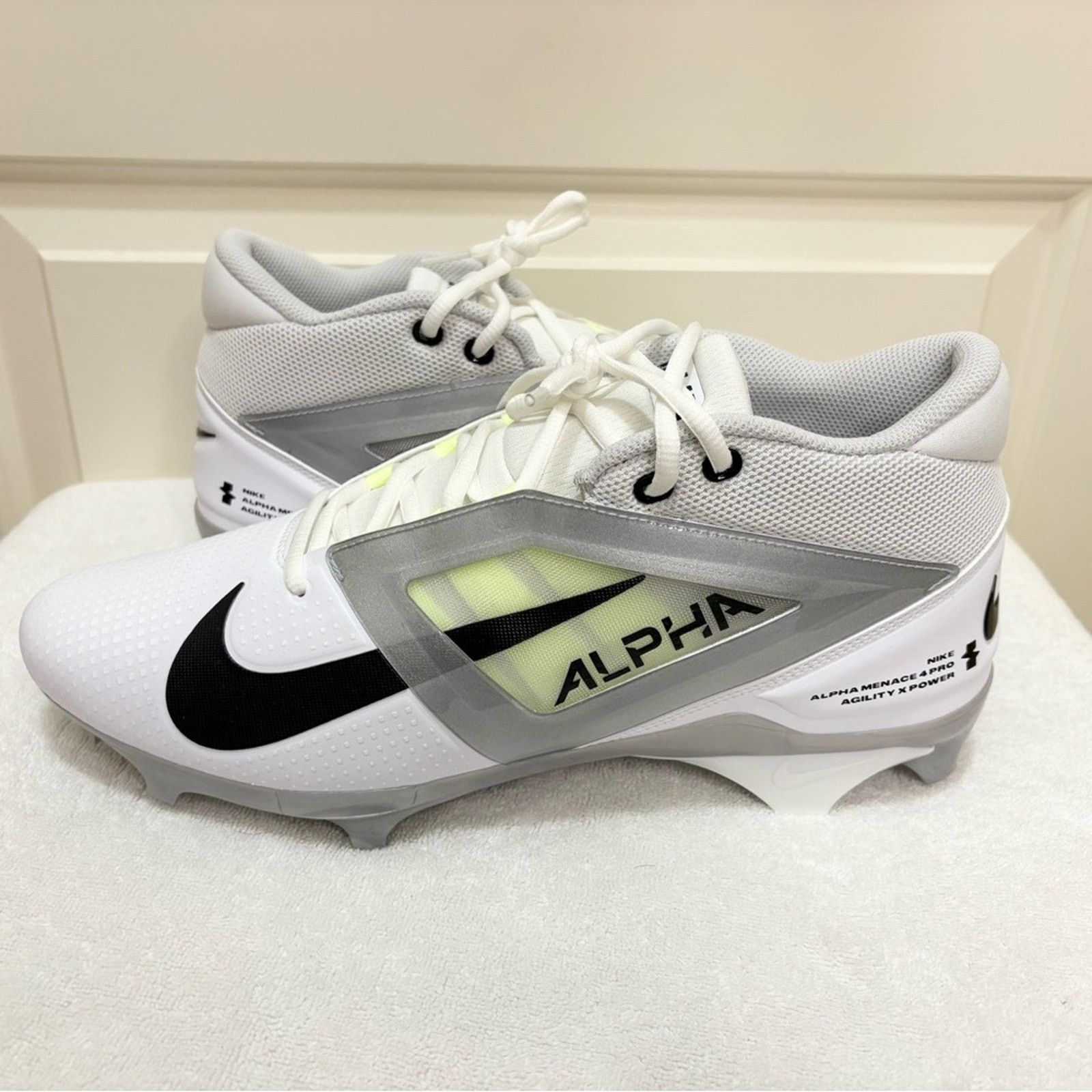 Nike Nike Alpha Menace 4 Pro Football Cleats- Men’s Size 13 Size US 13 / EU 46 - 2 Thumbnail