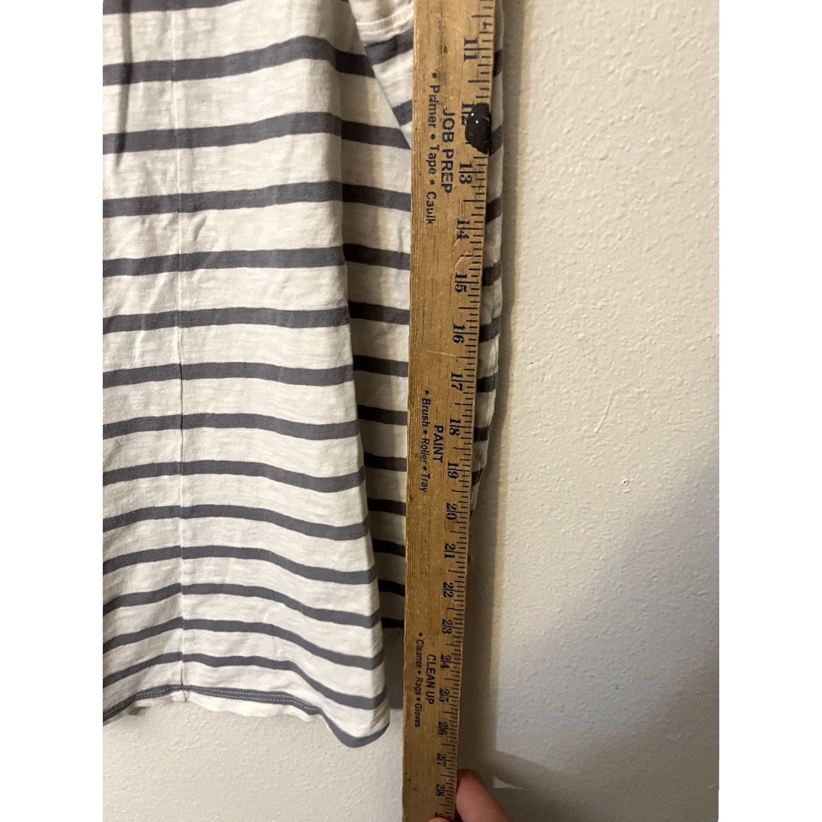 Gap GAP Tank Women S White Gray Striped Sleeveless Open Knit Casual Basic 100% Cotton Knit Lightweight Easy Care Size S / US 4 / IT 40 - 4 Thumbnail