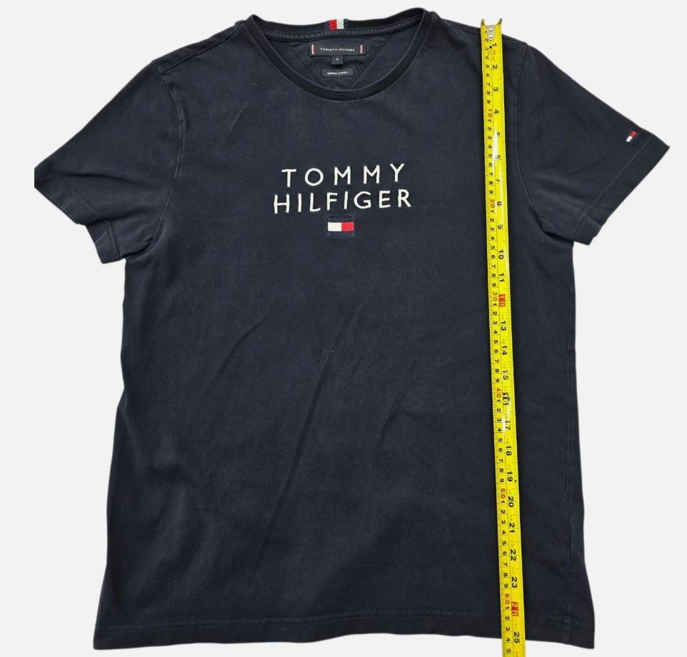 Tommy Hilfiger Tommy Hilfiger Men's Navy Organic Cotton Crew Neck T-Shirt M Size US M / EU 48-50 / 2 - 7 Thumbnail