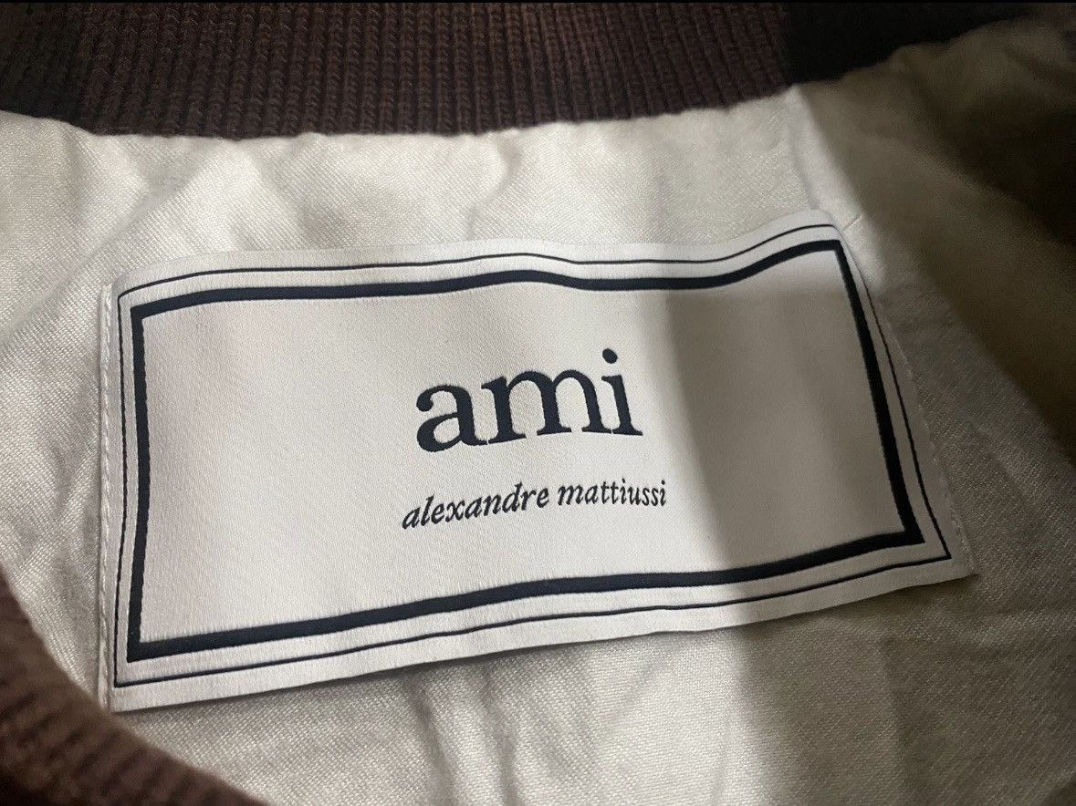 AMI Ami De Coeur Wool Bomber Jacket Size US S / EU 44-46 / 1 - 5 Thumbnail