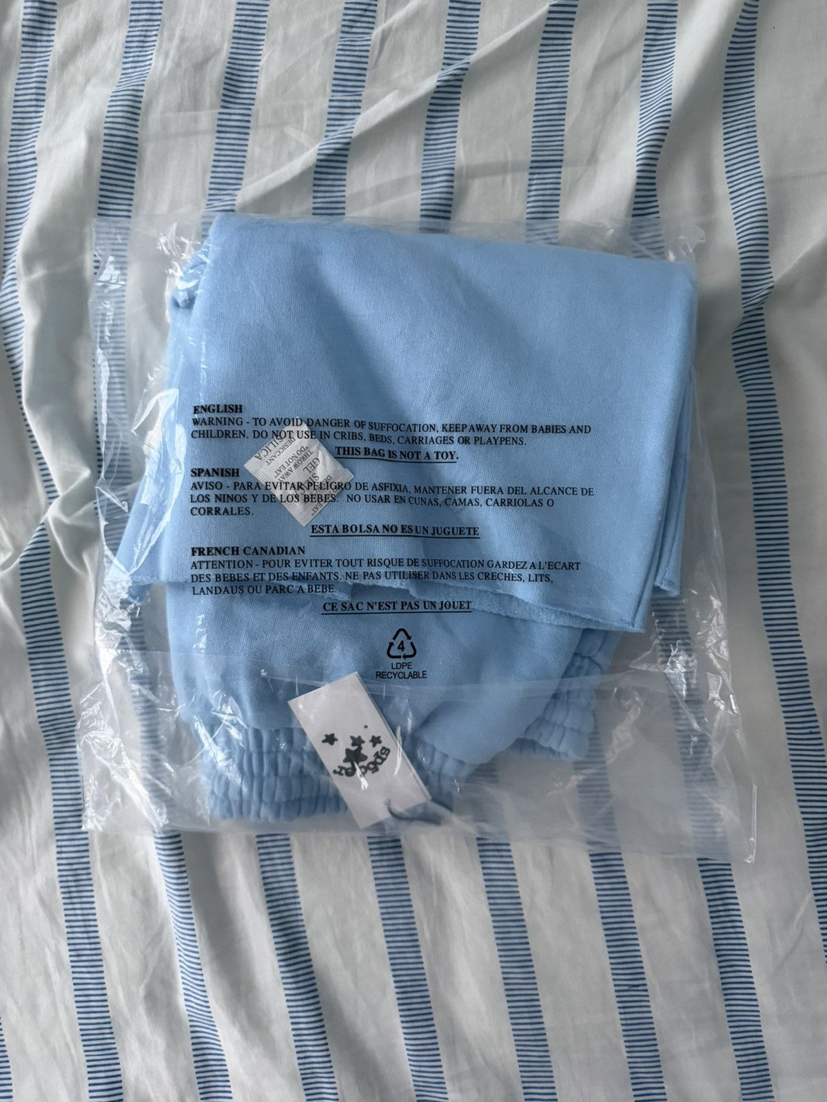 Sp5der Sp5der OG Web Sweatshort 'Sky Blue' Size US 28 / EU 44 - 9 Thumbnail