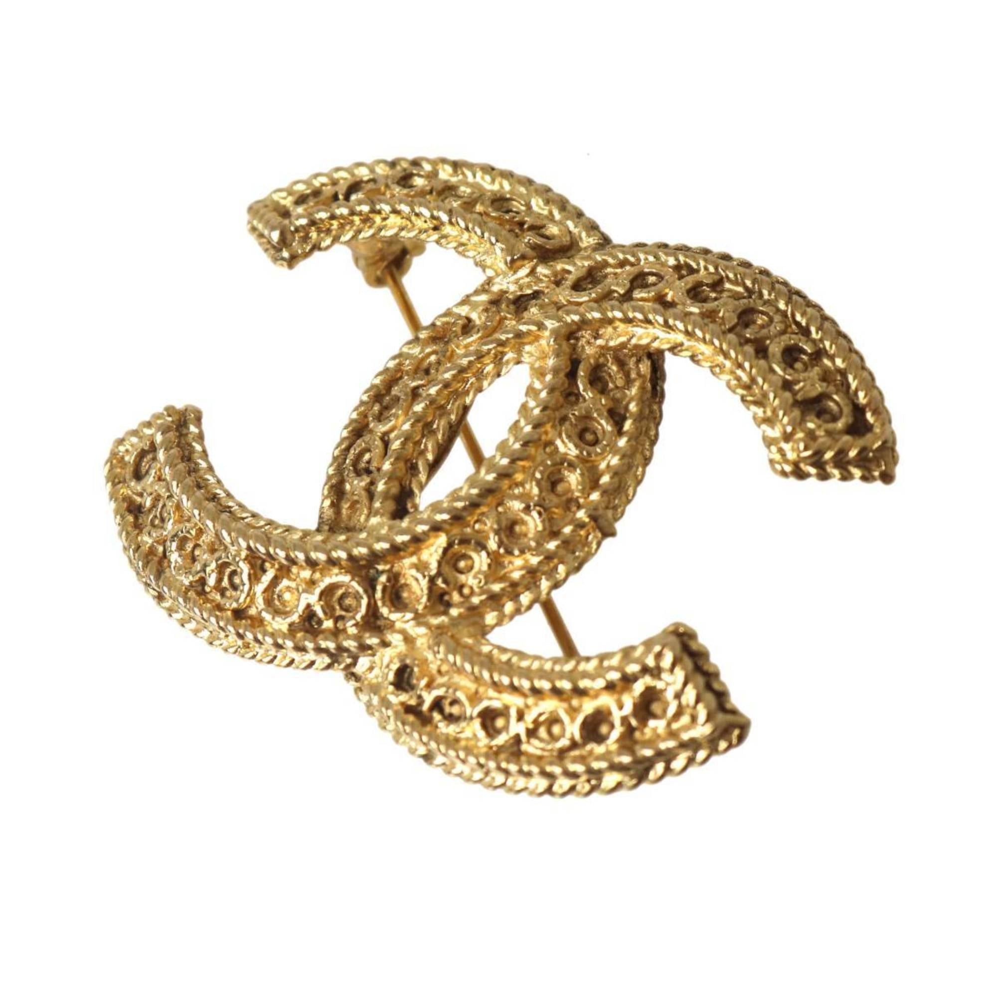 Other CHANEL Coco Mark Brooch 1108 Gold Size ONE SIZE - 1 Thumbnail