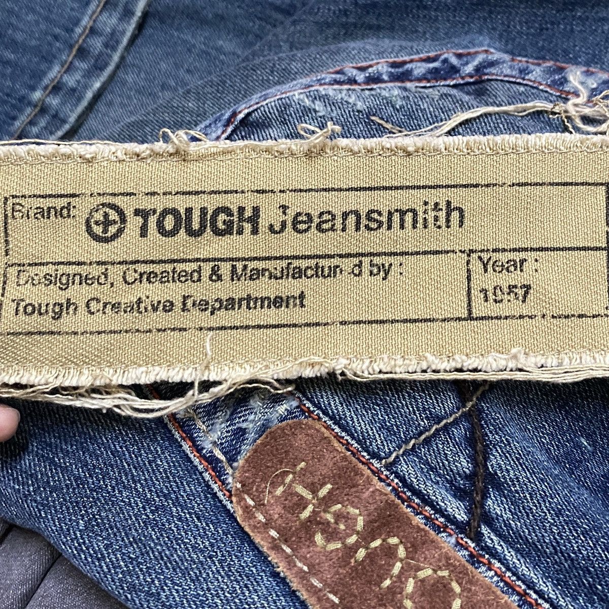 Japanese Brand Very Rare Design Vintage Brand Tough Jeans 2000s Size US 30 / EU 46 - 11 Thumbnail