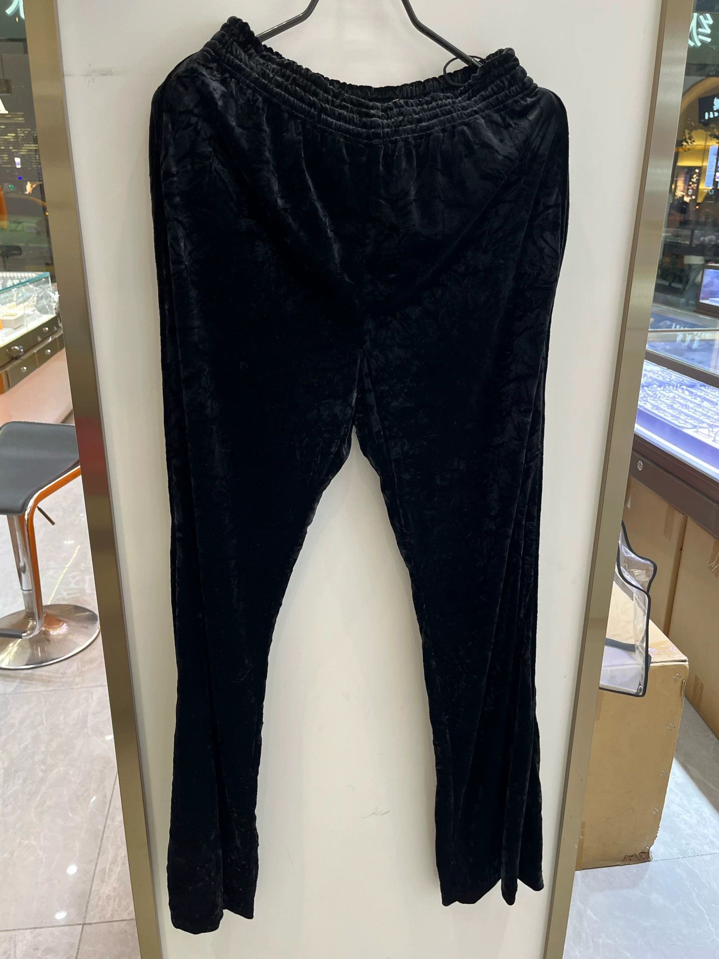 Saint Laurent Paris SAINT LAURENT Elastic Waist Wide-Leg Pants Size 36" / US 14 / IT 50 - 1 Thumbnail