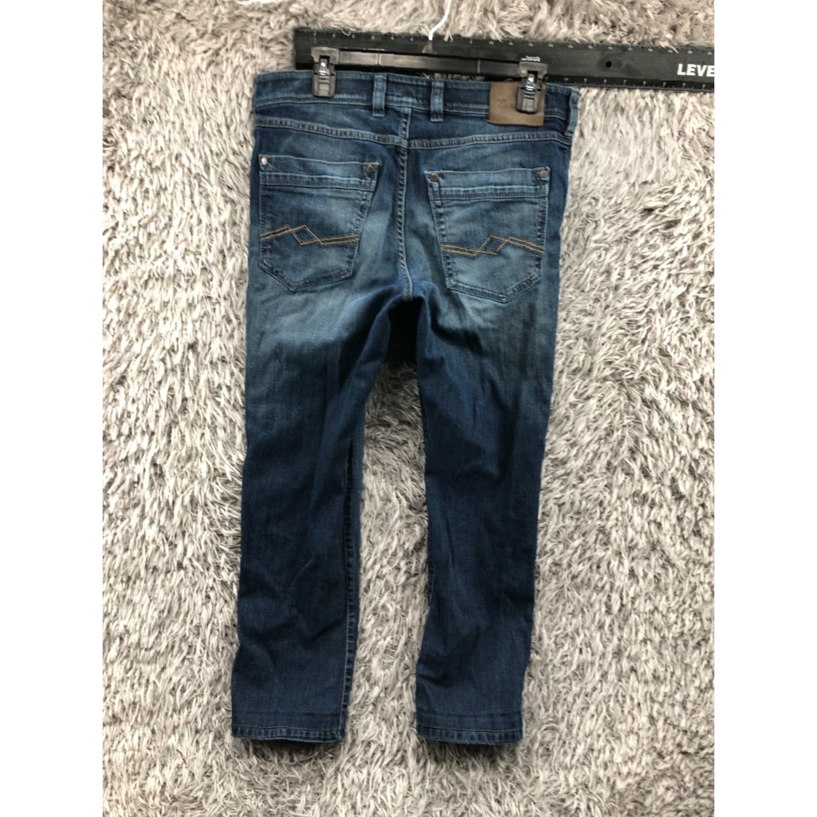 Vintage Atelier Gardeur Straight Jeans Mens 33x27 Regular Mid Blue Denim 5-Pocket Classic 33in Waist Size US 33 - 6 Thumbnail