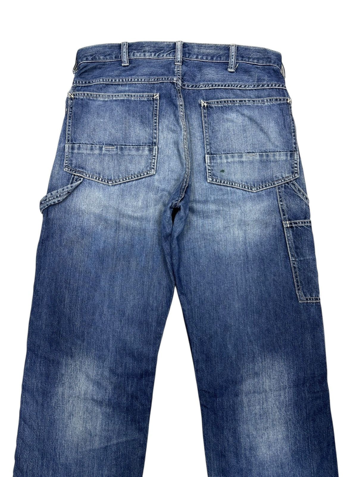 Kapital 🇯🇵 Back Number Kaihara Wash Denim Loose Fit Jeans Size US 32 / EU 48 - 6 Thumbnail