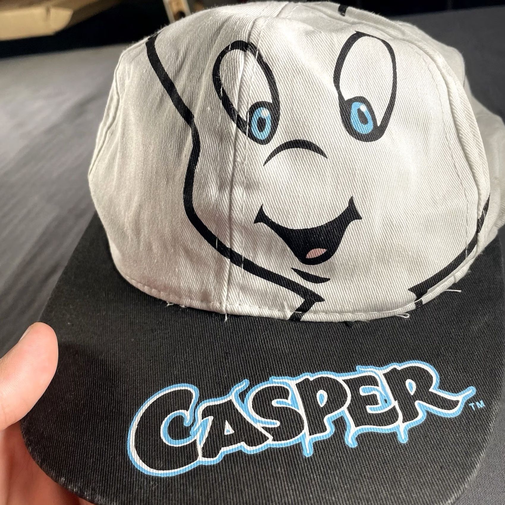 Vintage VINTAGE Casper The Ghost Hat Snapback White One Size Fits All Men Adjustable XS? Size ONE SIZE - 2 Thumbnail