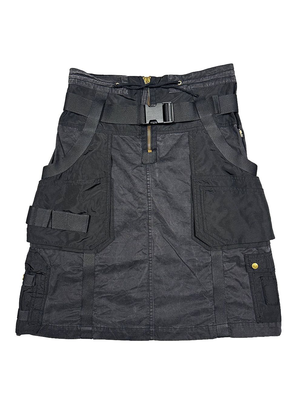 Jean Paul Gaultier Jean Paul Gaultier AW03 Bondage Cargo Skirt Size 28" / US 6 / IT 42 - 1 Thumbnail