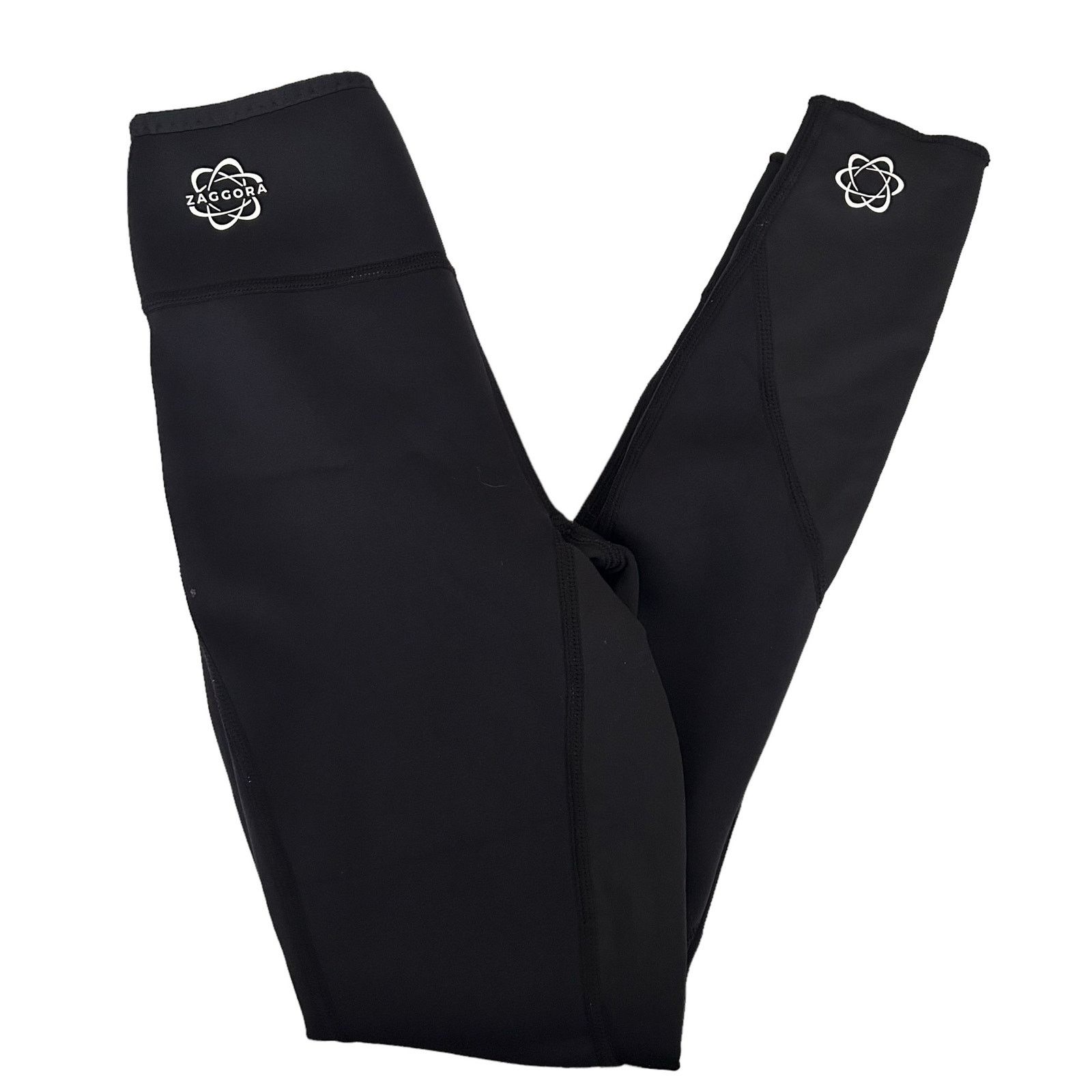 Other Zaggora Black Neoprene Thermo Fit Leggings Sz XS Size 26" / US 2 / IT 38 - 1 Thumbnail