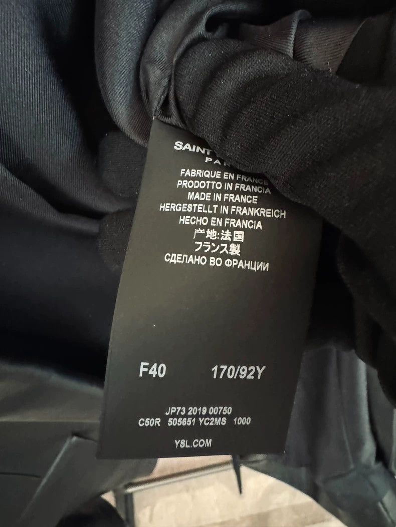 Saint Laurent Paris Saint Laurent Paris Sword collar leather jacket-2506 Size US M / EU 48-50 / 2 - 4 Thumbnail