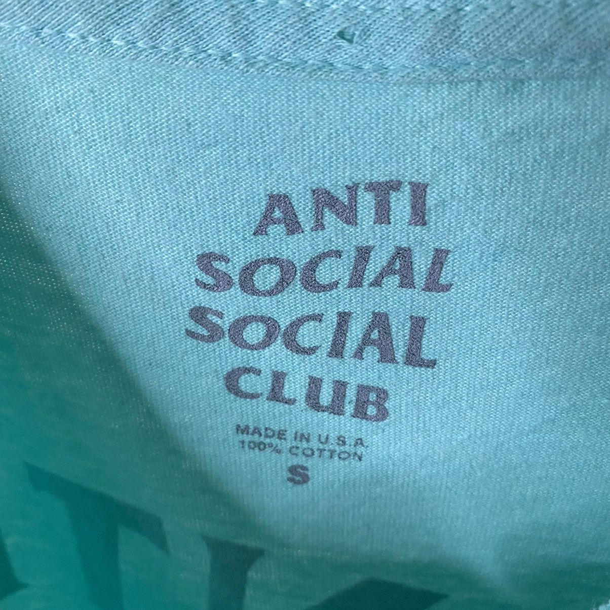 Anti Social Social Club Anti Social Social Club Turqoise Tee Size US S / EU 44-46 / 1 - 3 Thumbnail