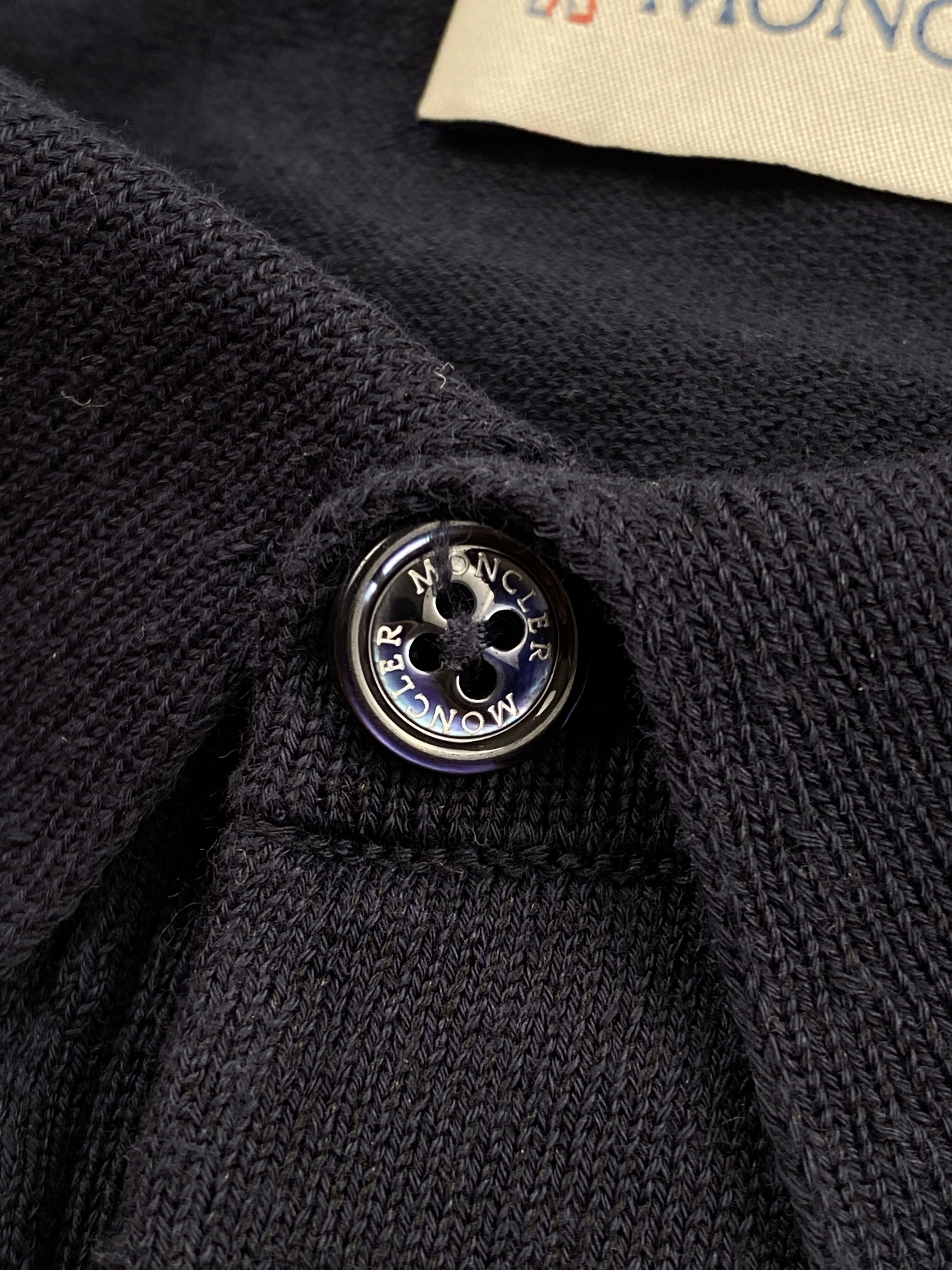 Moncler S/S 2021 Maglia Tricot Polo Shirt Size L / US 10 / IT 46 - 9 Thumbnail