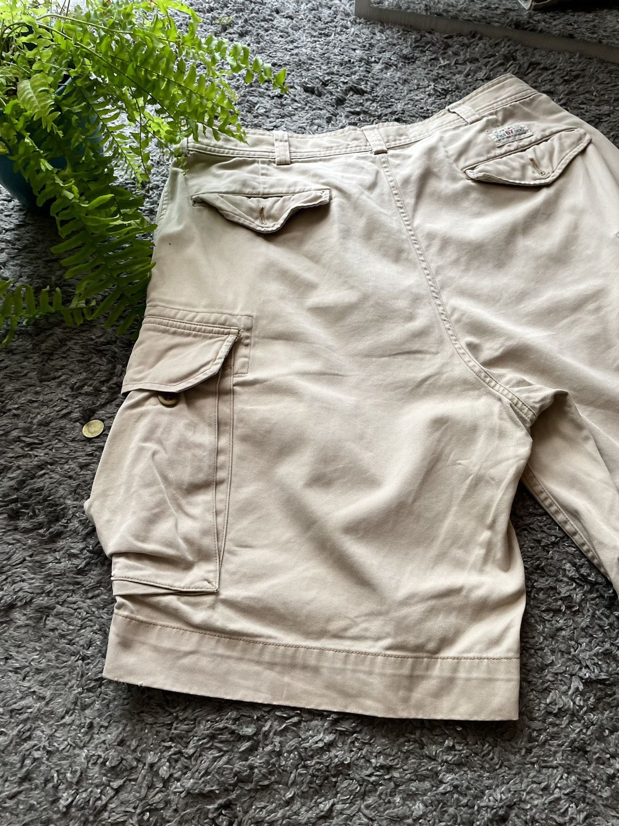Polo Ralph Lauren × Vintage Polo Ralph Lauren Shorts Streetwear Vintage Rare Logo Cargo Size US 34 / EU 50 - 6 Thumbnail
