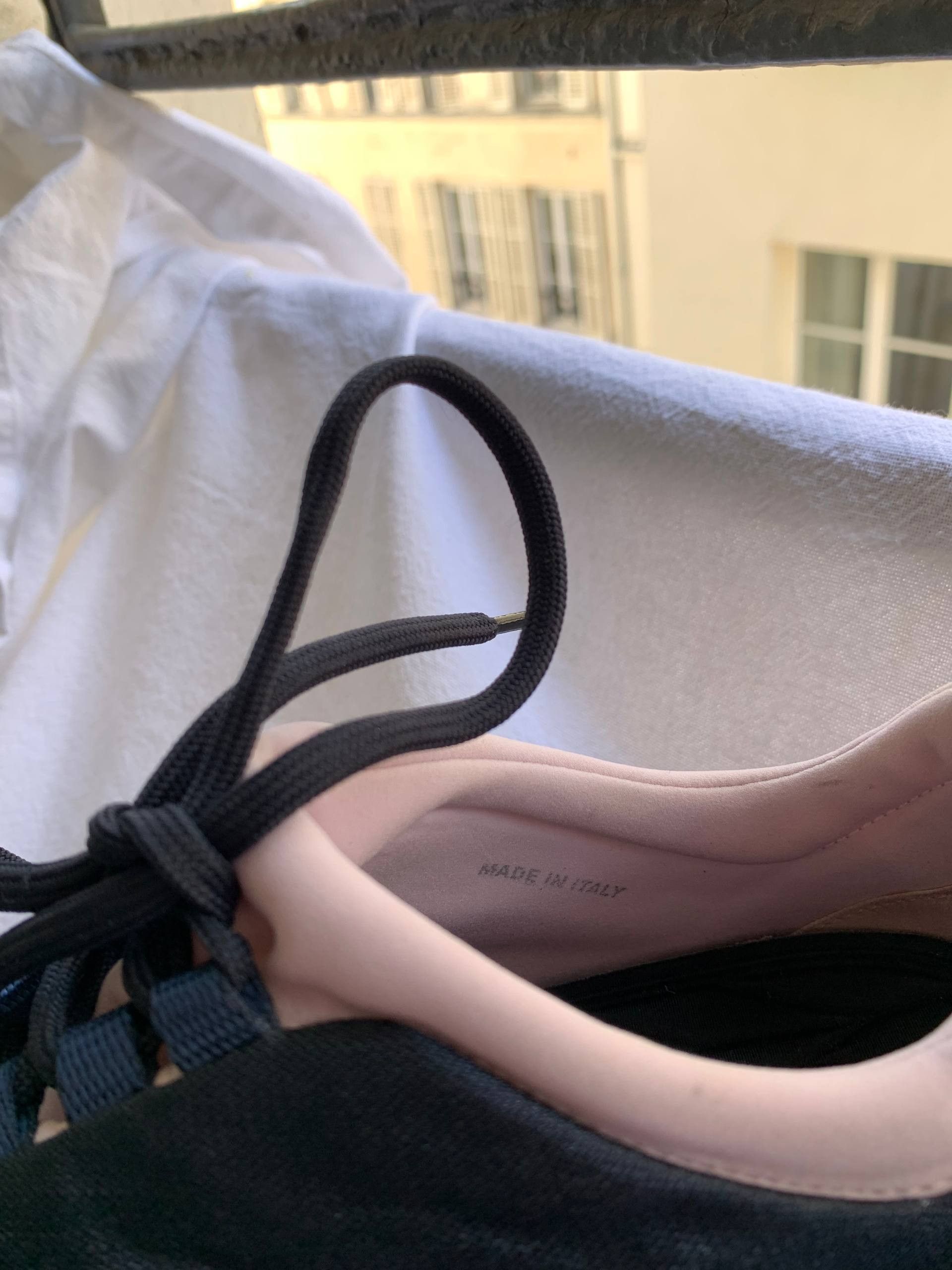 Miu Miu Crystal Embellished Neoprene Lace-Up Slip-On Sneakers Size US 4 / IT 34 - 7 Thumbnail