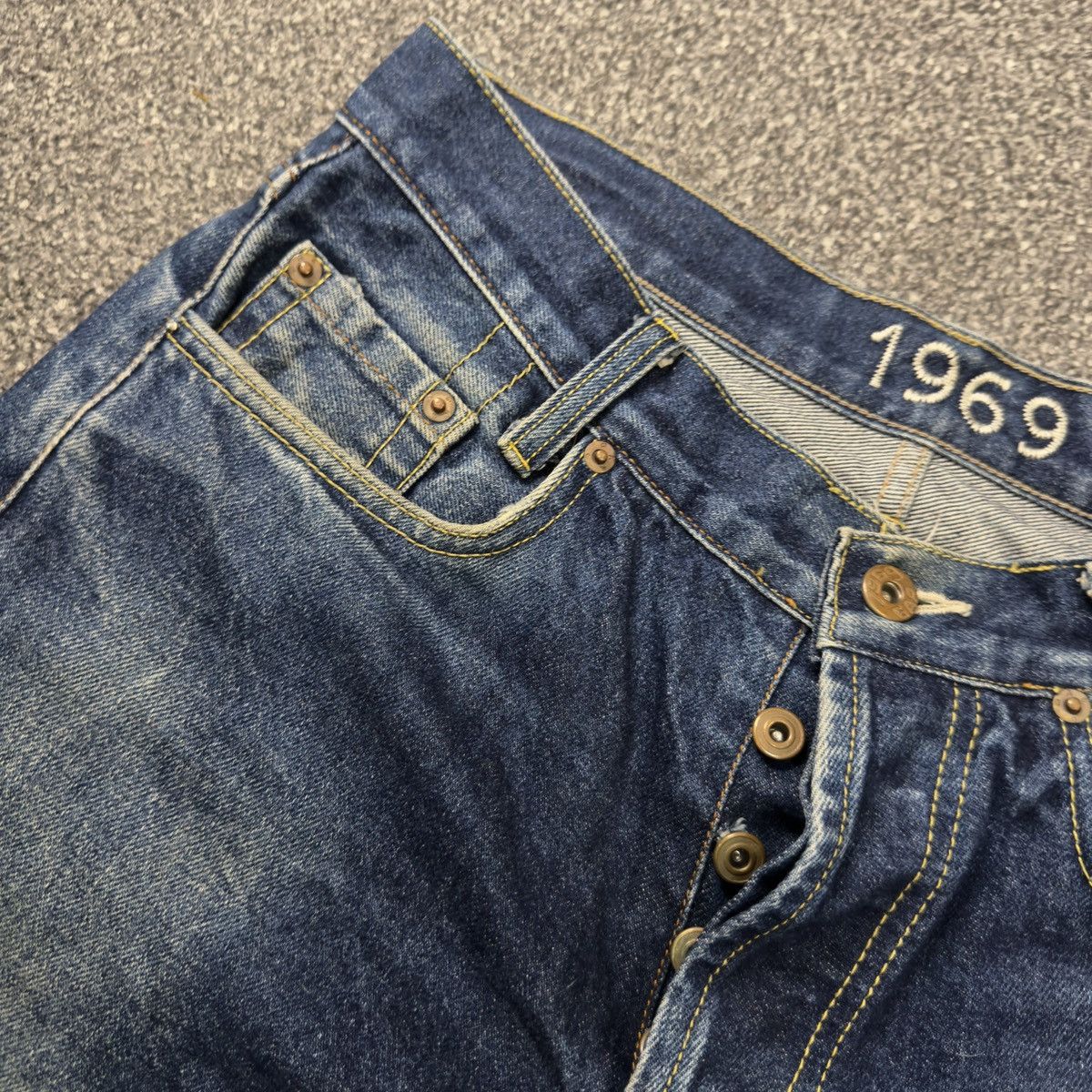 Denim & Co. 90s Gap S102571 Blue Denim Pants Made in Italy W31 L34 Size US 31 - 15 Thumbnail