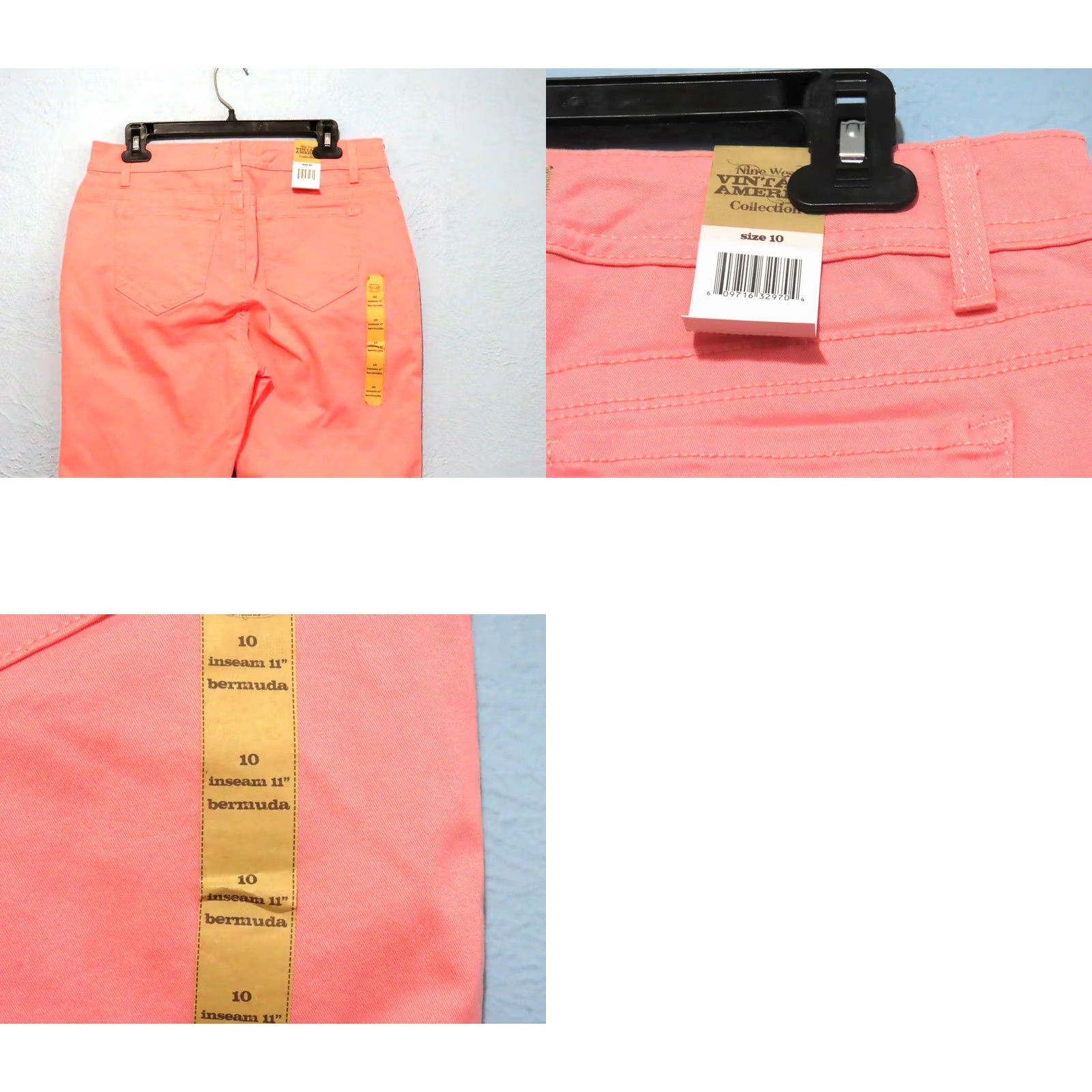 Nine West VINTAGE Nine West Bermuda Shorts Women's 10 Pink NWT Size 32" / US 10 / IT 46 - 8 Thumbnail