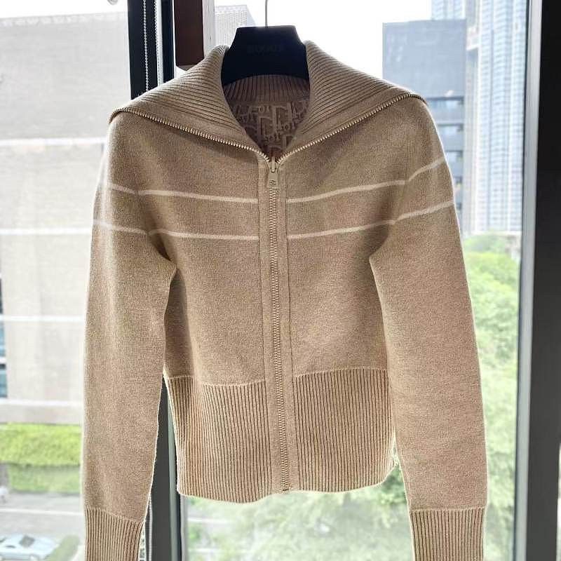 Dior Dior Oblique Zip-Up Sweater Size 36 Size XS / US 0-2 / IT 36-38 - 1 Thumbnail