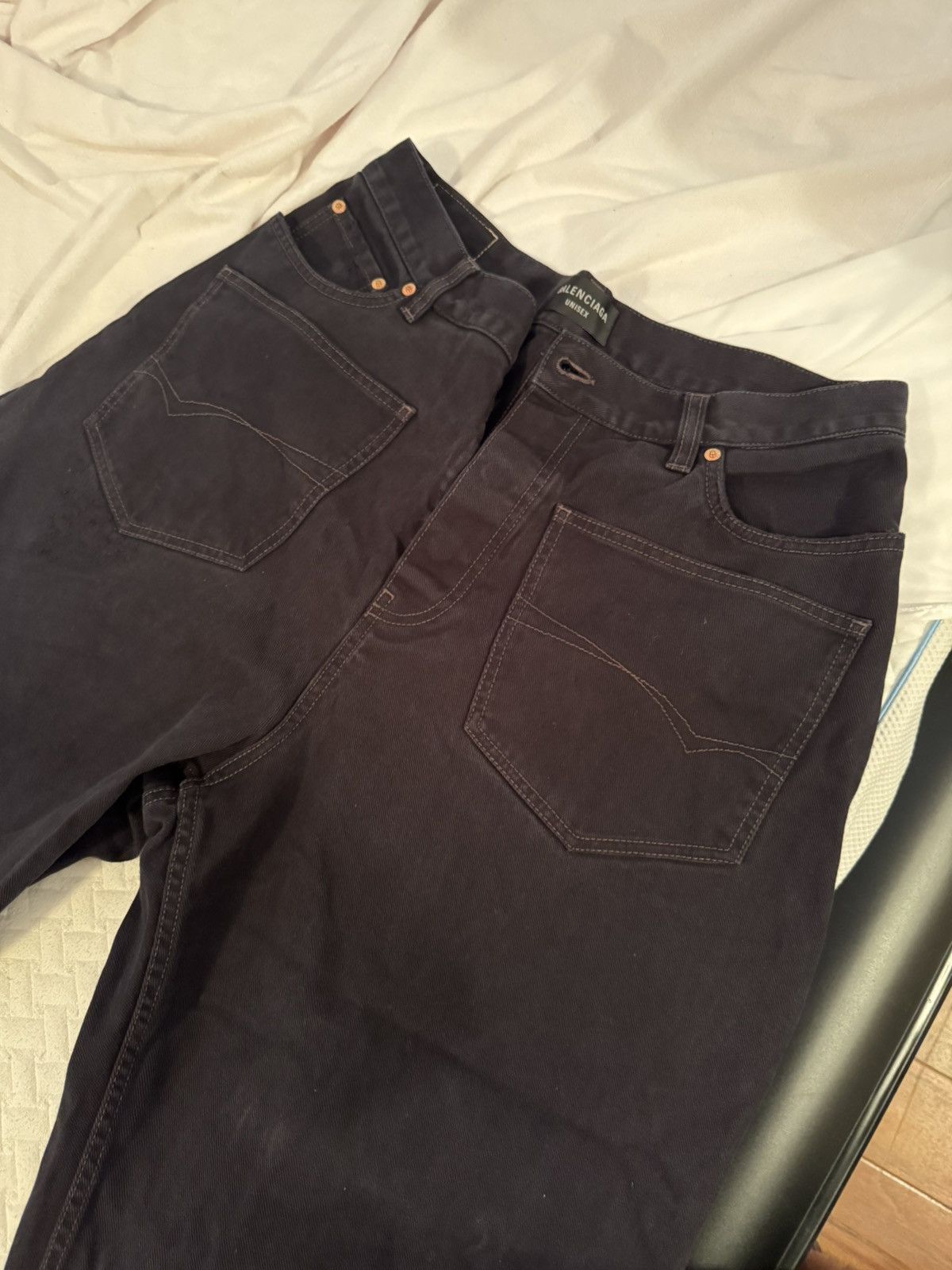 Balenciaga Balenciaga Fw22 front pockets baggy jeans Size US 32 / EU 48 - 4 Thumbnail
