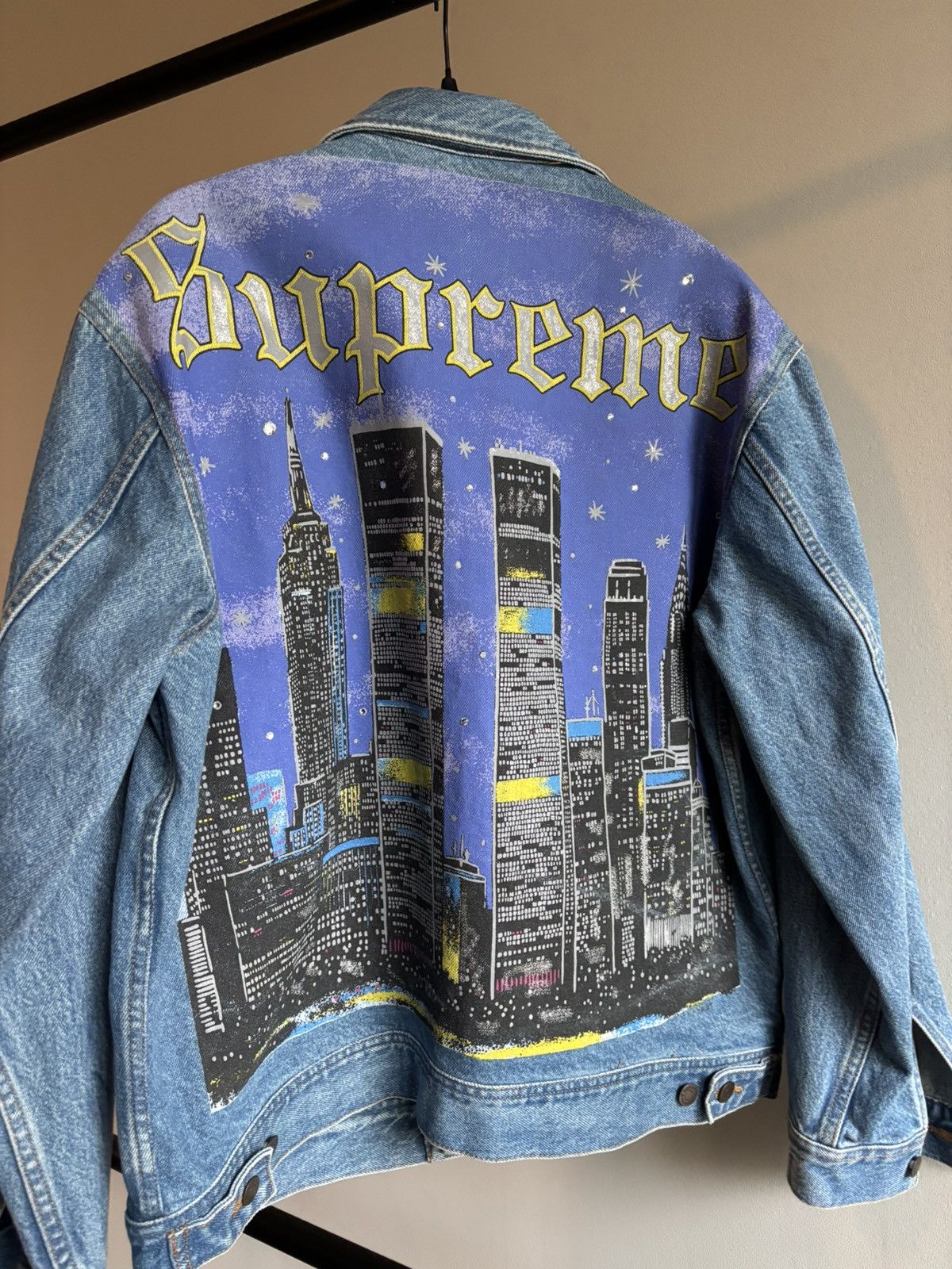 Supreme Supreme SS19 new york painted jacket Size US L / EU 52-54 / 3 - 2 Thumbnail