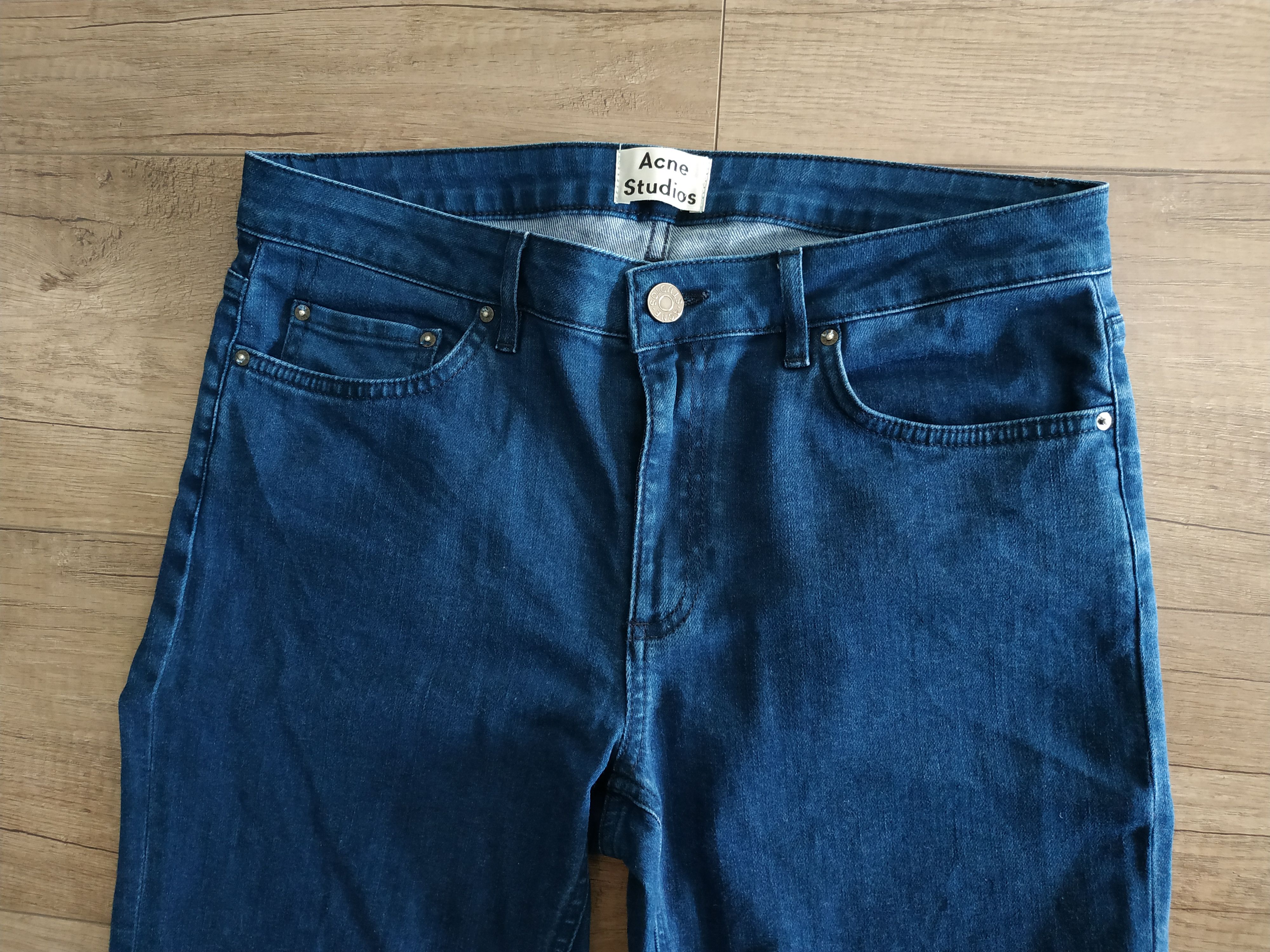 Acne Studios ACNE STUDIOS 'Skin 5 Emerald' Women's Skinny Jeans, W32 L34 Size 32" / US 10 / IT 46 - 6 Thumbnail