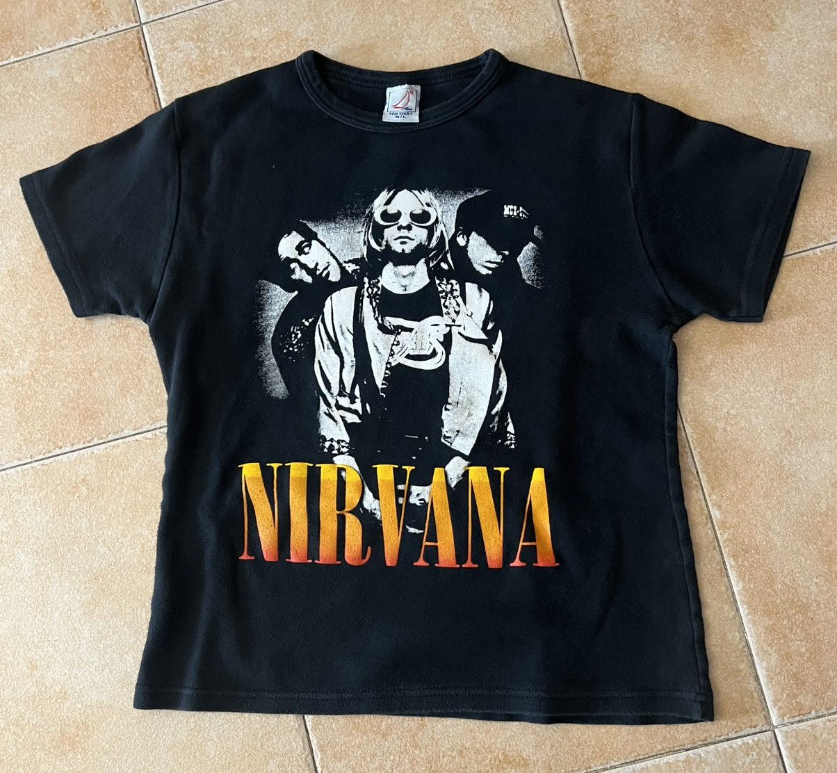 Band Tees × Nirvana × Vintage 90s Kurt Cobain Nirvana
