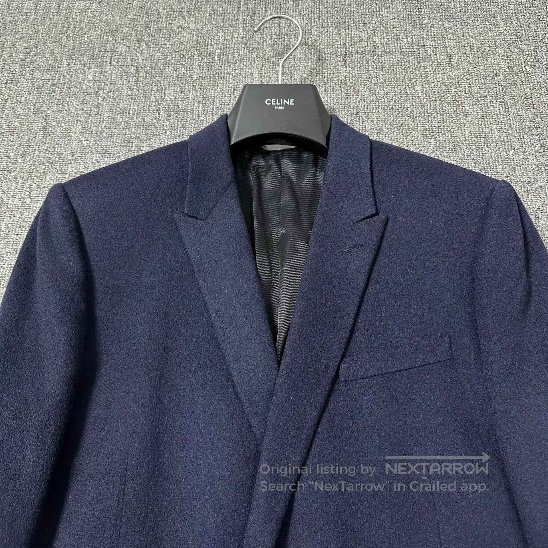 Dior Dior Camel Hair Evening Blue Coat. Size US M / EU 48-50 / 2 - 2 Thumbnail
