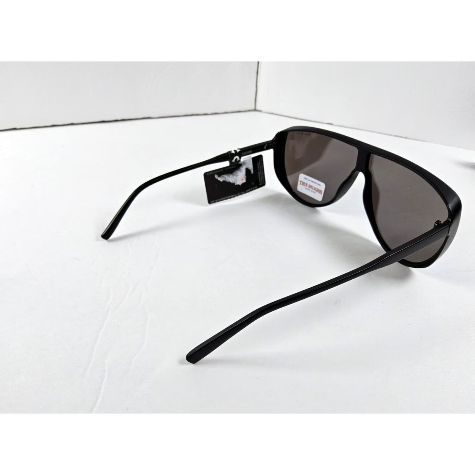 True Religion True Religion Sunglasses Shield Men UV Protection 100% Black Trim Reflective Mirrored Size ONE SIZE - 5 Thumbnail