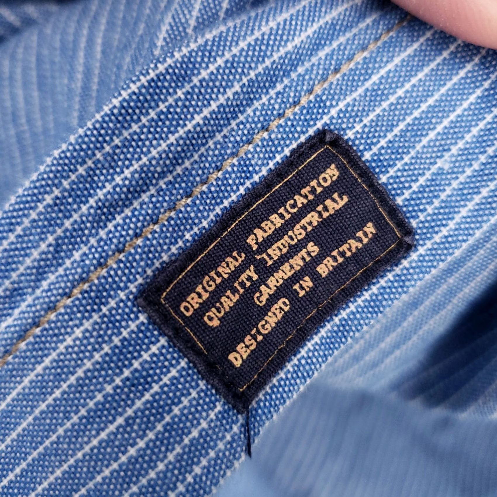 Vintage North Coast Button Up Shirt Mens L Large Blue Tailored Fit Long Sleeve Striped Size US L / EU 52-54 / 3 - 6 Thumbnail