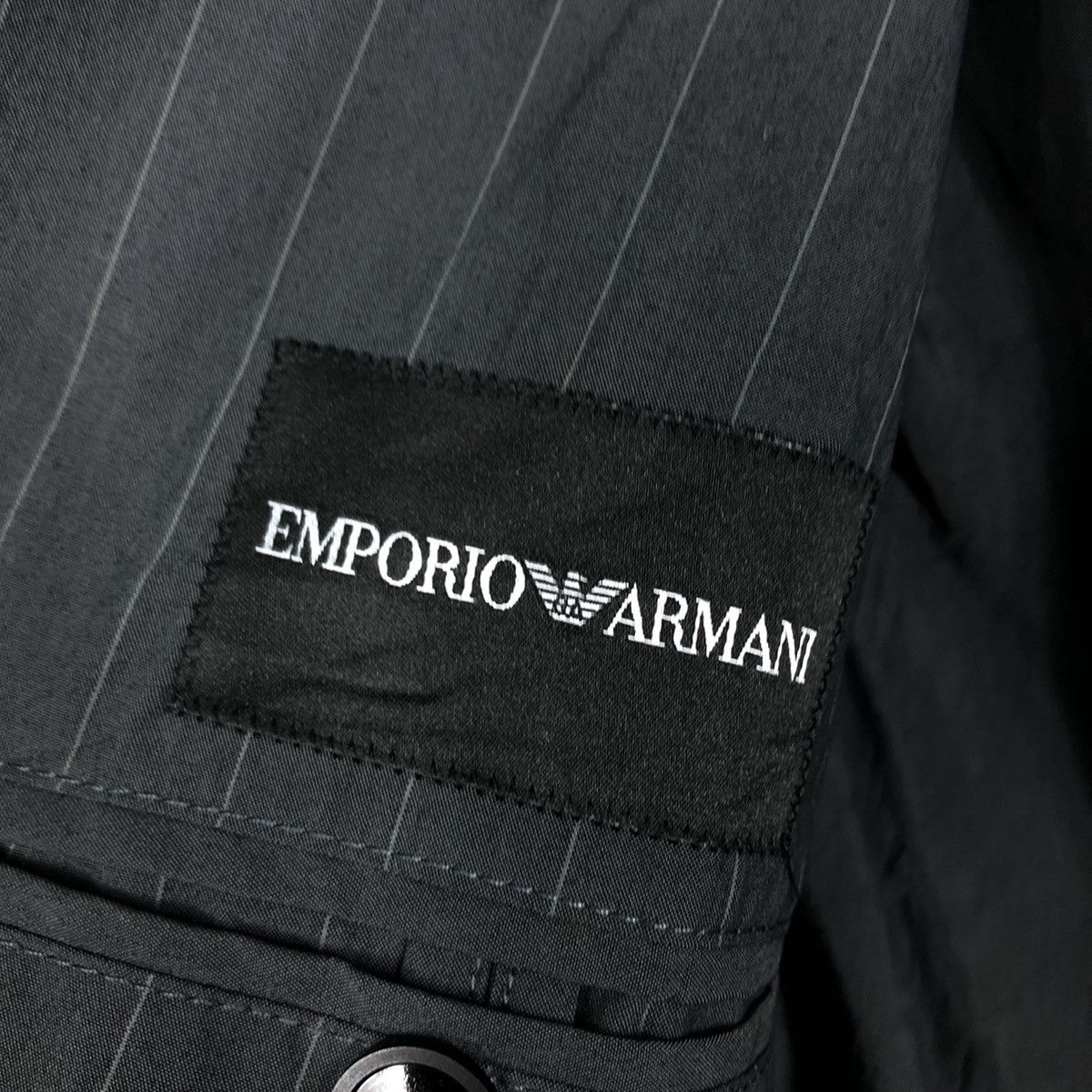 Emporio Armani 📌Vintage Chore Hickory Casual Jacket Emporio Armani Italy Size US M / EU 48-50 / 2 - 19 Thumbnail