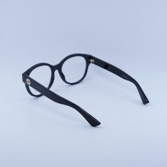 Gucci 🕶️ New Gucci GG1580O 001 Eyeglasses - Shiny Black Frame Size ONE SIZE - 3 Thumbnail