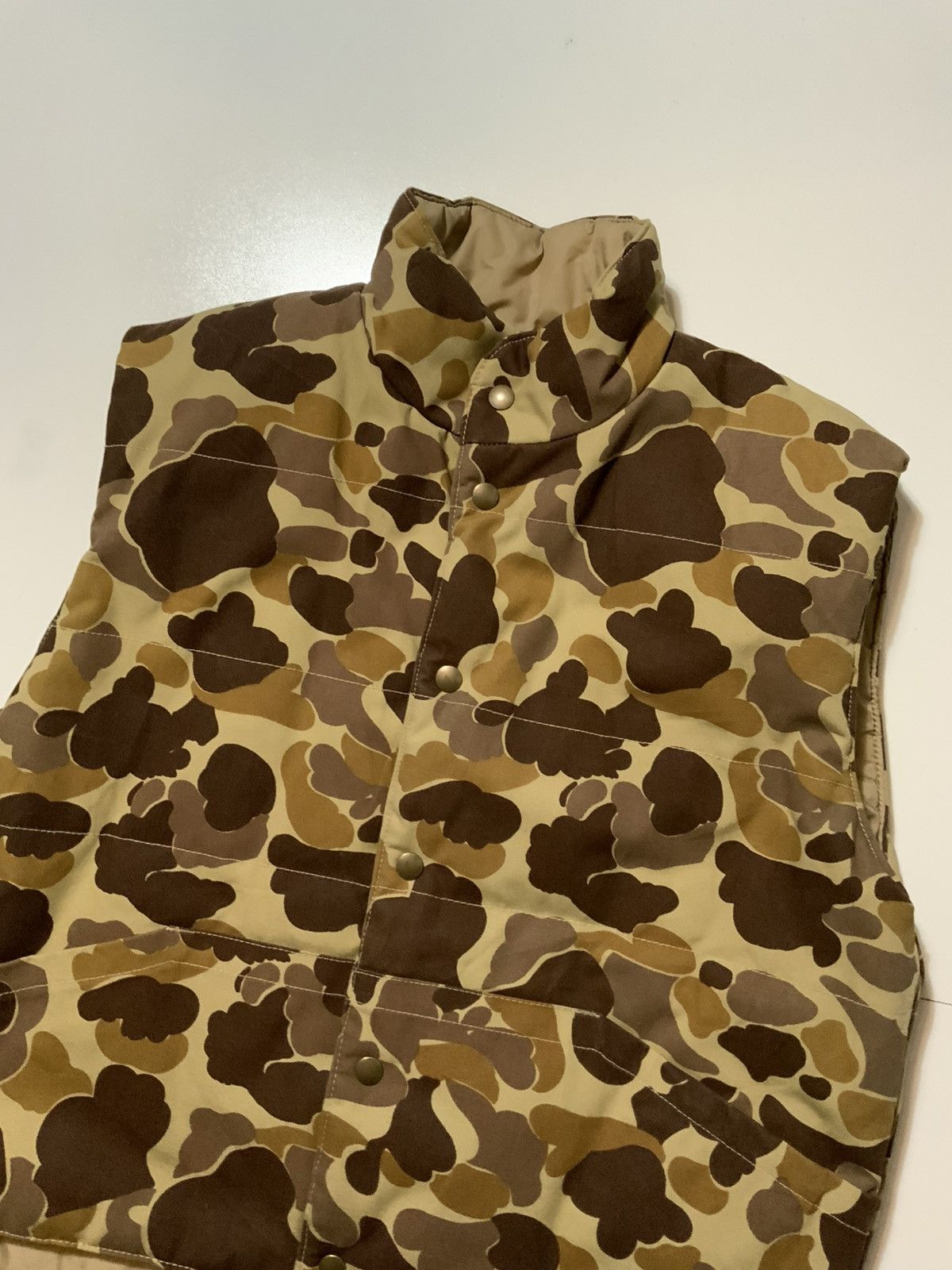 Vintage VTG 80s Out’N Praire Hunting Frogskin Reversible Vest Jacket Size US M / EU 48-50 / 2 - 6 Thumbnail