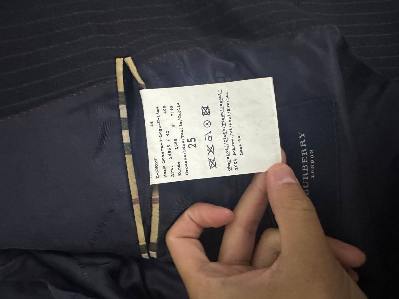 Burberry Burberry Blazer Size 44R - 7 Thumbnail