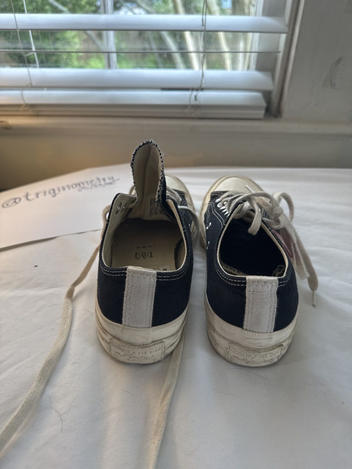 Comme des Garcons PLAY × Converse Heart Low Top Sneakers Size 7 Women’s Size US 7 / IT 37 - 10 Thumbnail