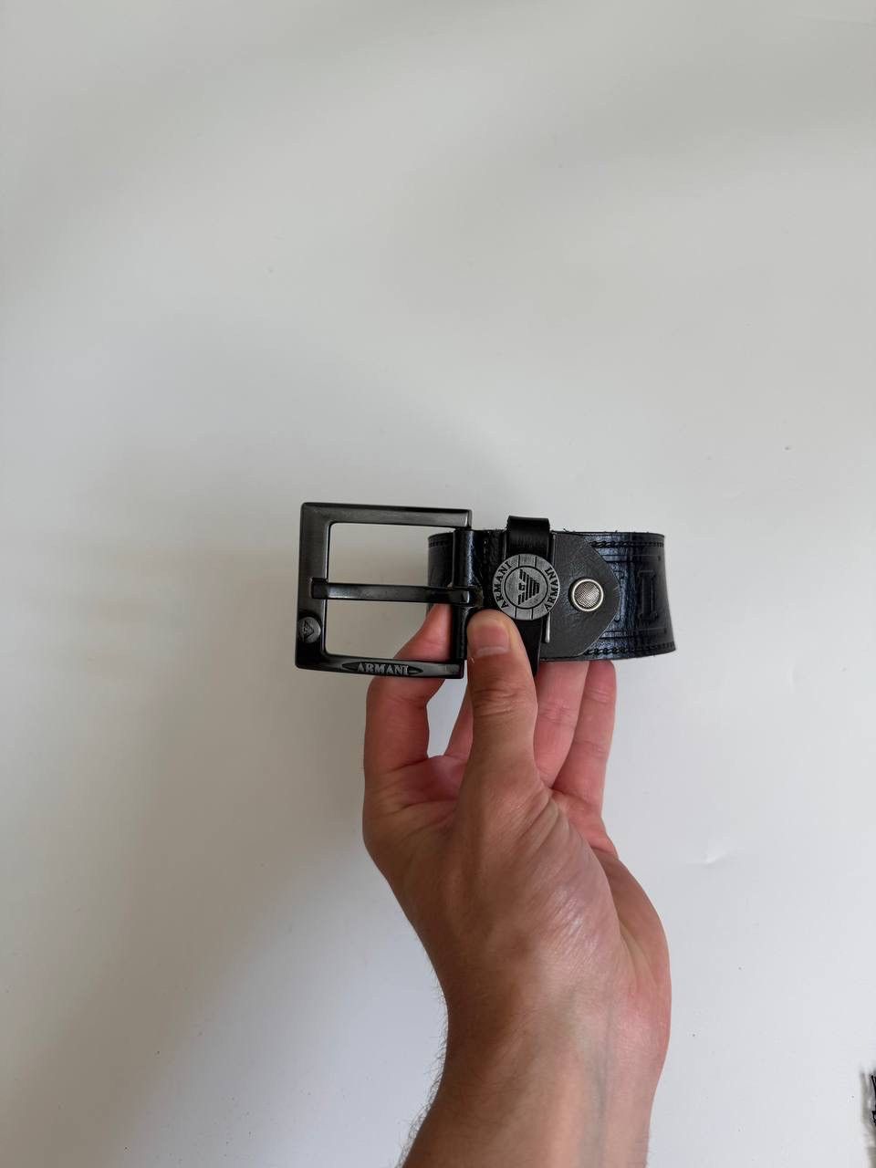 Armani Vintage Belts Armani big logo GA OS 122 cm Size ONE SIZE - 1 Thumbnail