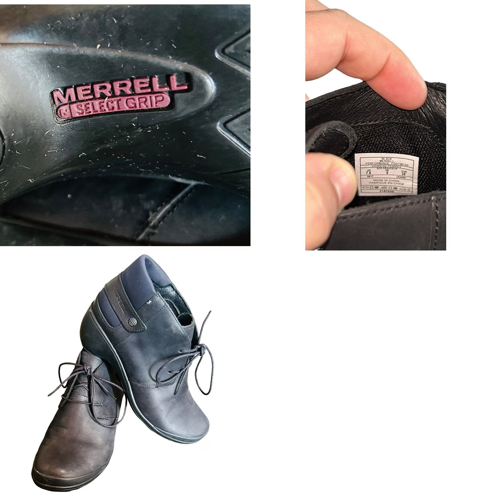 Merrell Merrell Veranda Ankle Booties Women’s Size 7.5 Black Buckle Casual Biker Boots Size US 8 / IT 38 - 11 Thumbnail