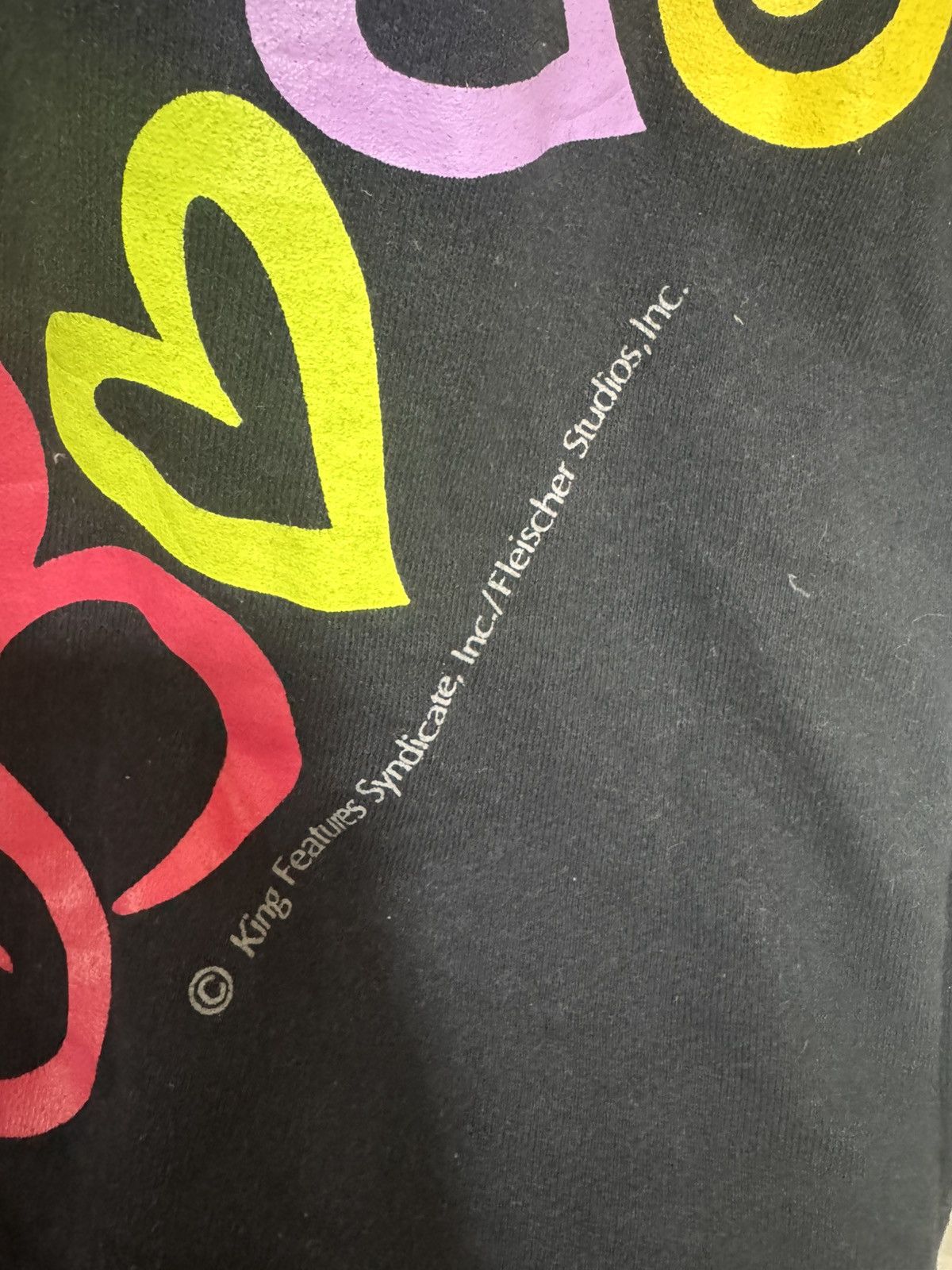 Japanese Brand × Vintage Vintage Betty Boob Big Printed Sweatshirt Size US L / EU 52-54 / 3 - 3 Thumbnail