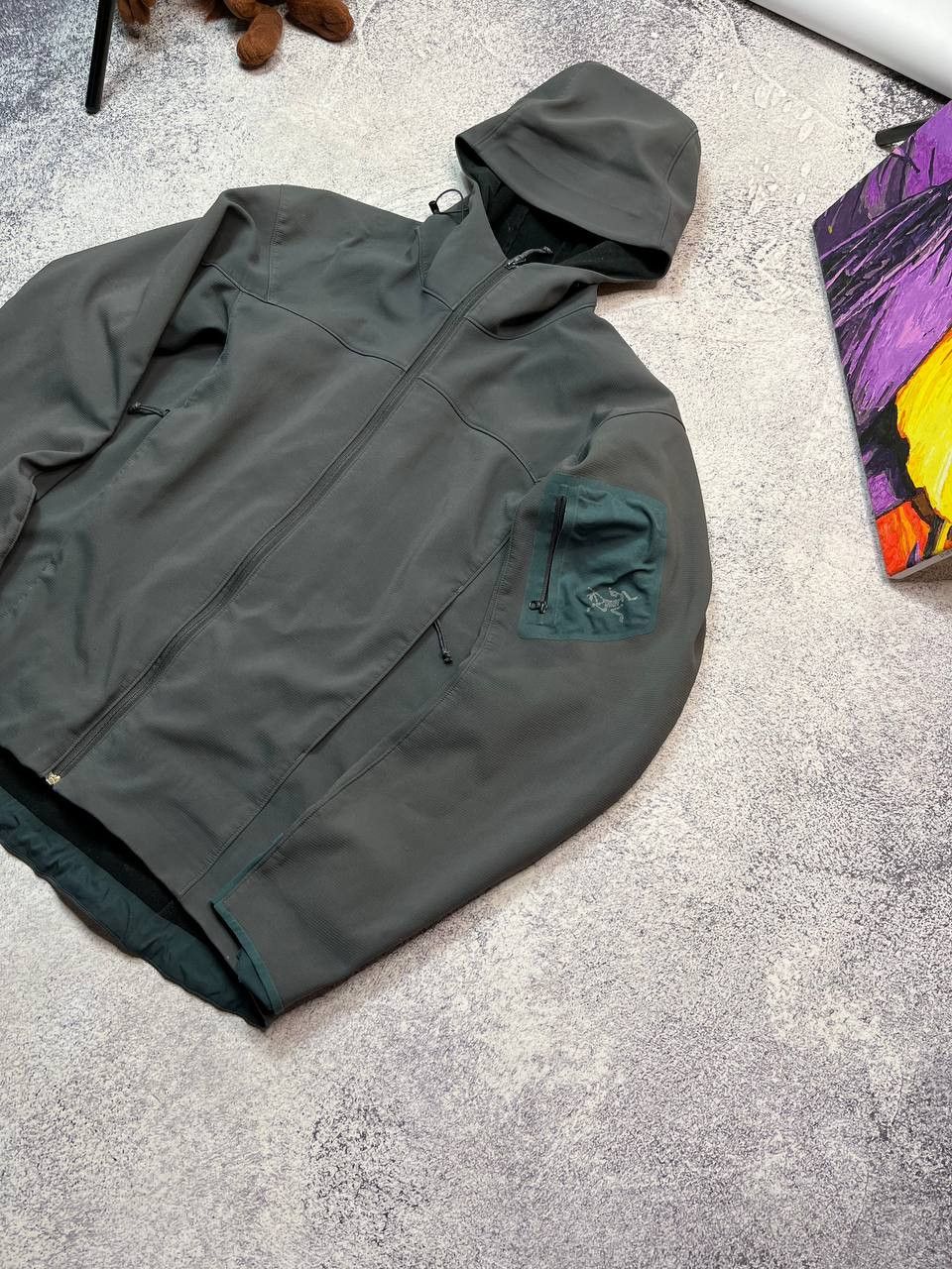 Arc'teryx Arc'teryx Softshell Hooded Jacket Grey - Men's Size M Size US M / EU 48-50 / 2 - 4 Thumbnail
