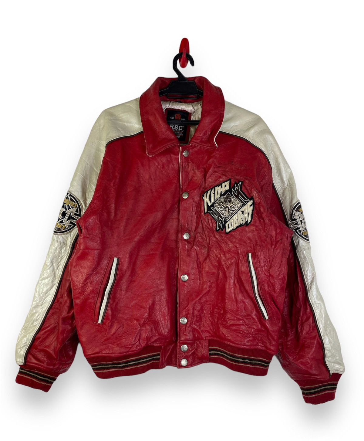 レザー　R.B.C. Legend Jacket サイズ38 ブラウザ　赤茶 Rbc Leather Jacket | Grailed