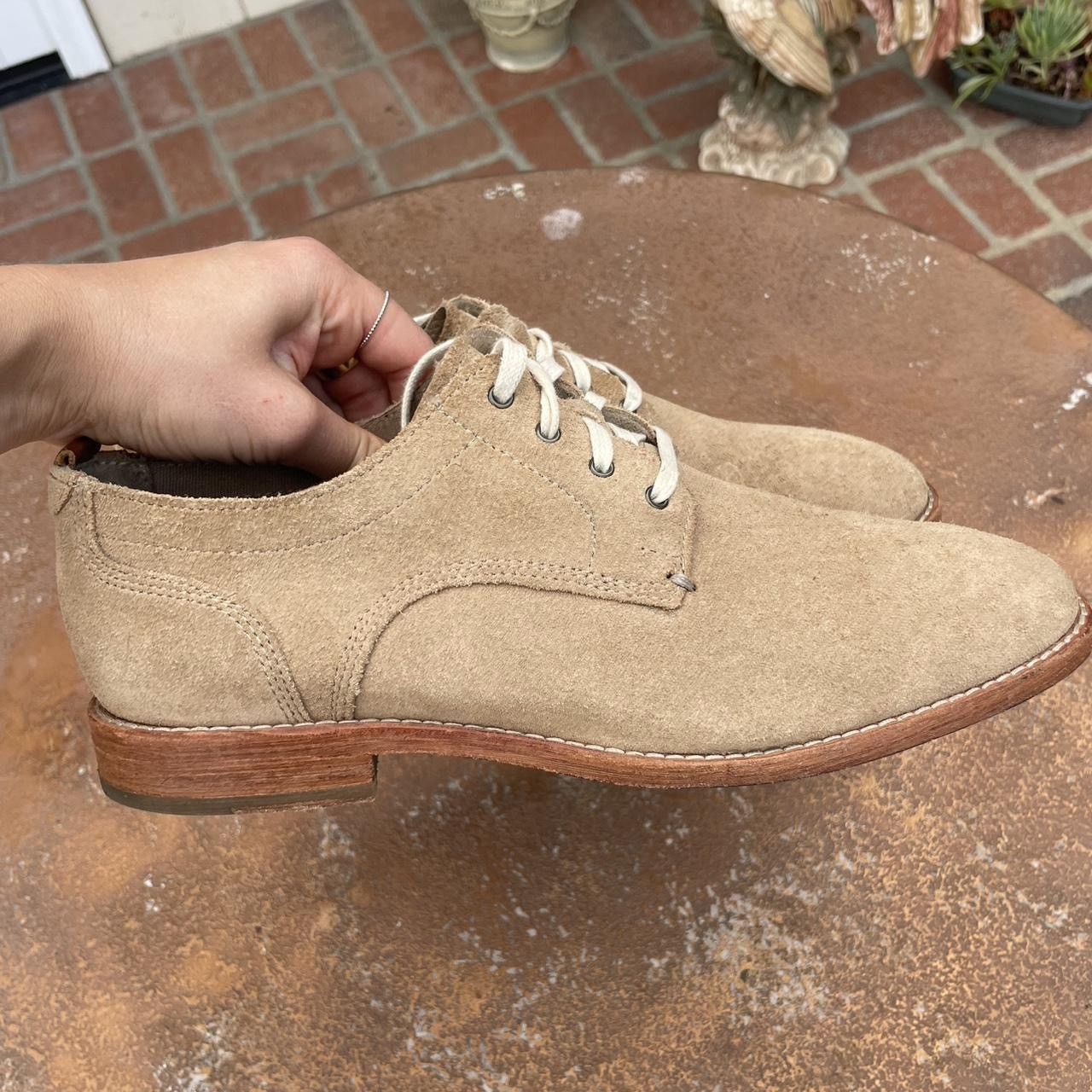 Cole Haan Cole Haan C29705 Mens Feathercraft Grand Oxfords Tan Beige Size US 8 / EU 41 - 3 Thumbnail