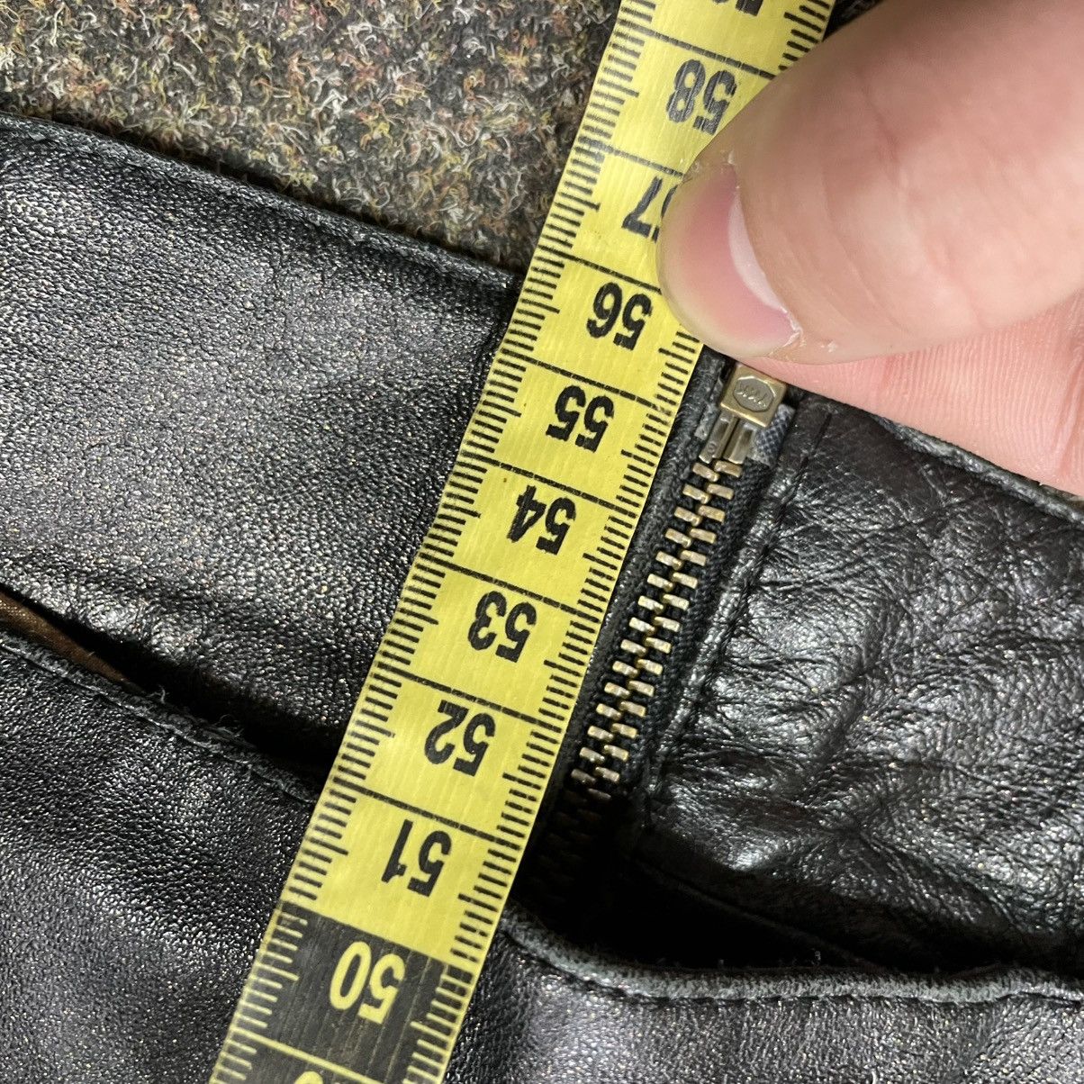 Genuine Leather Vintage Y2K Leather Jacket Biker Punk Opium BALENCIAGA Style Size S / US 4 / IT 40 - 9 Thumbnail