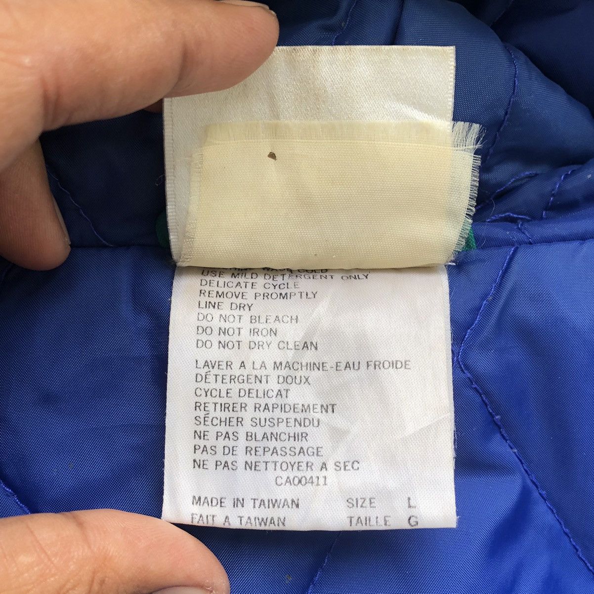 Adidas Vintage Rare/80s Adidas Big Logo Embroidered Nylon Jacket Size US L / EU 52-54 / 3 - 18 Thumbnail