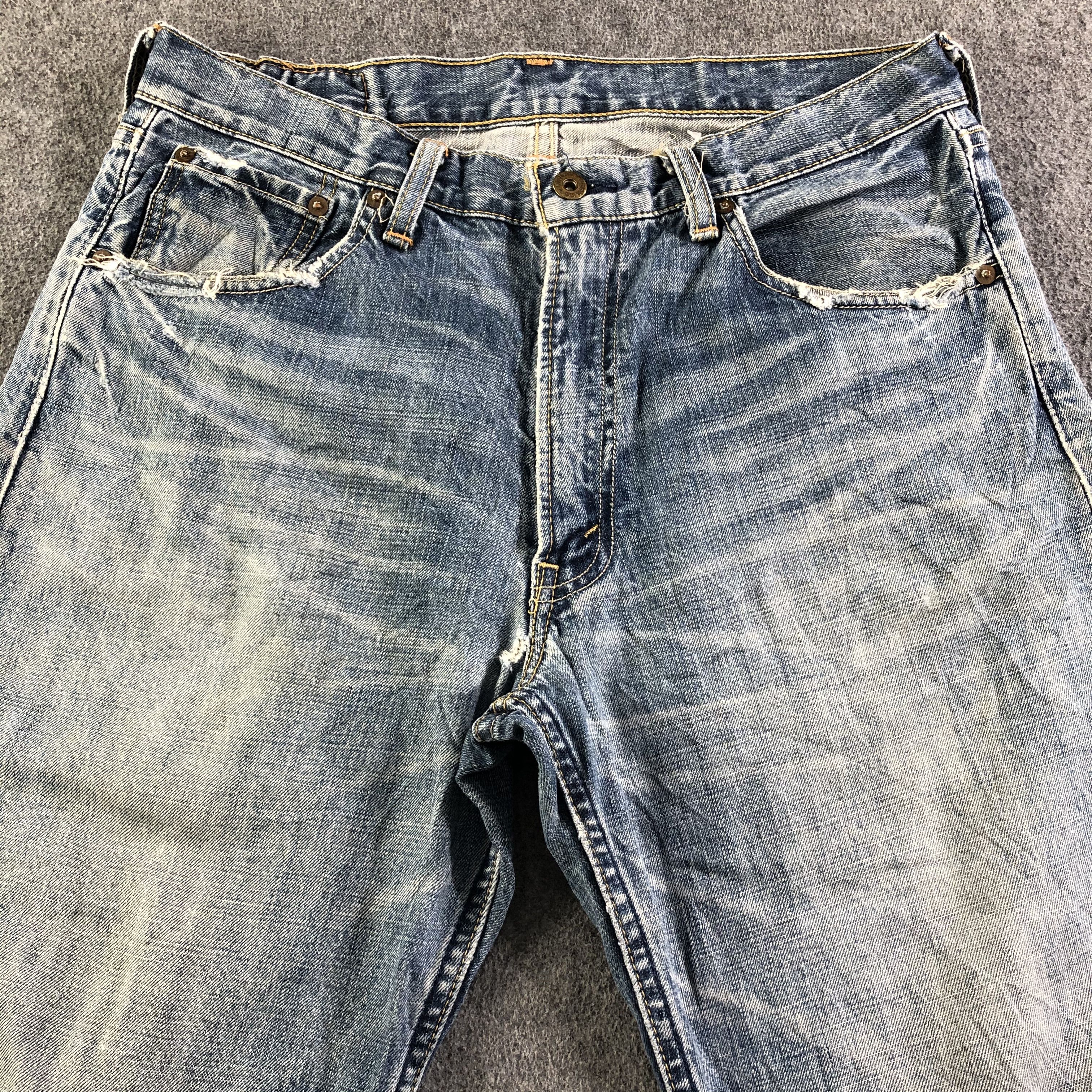 Levi's Vintage Blue Wash Levis 503 Jeans-J3630 Size US 33 - 3 Thumbnail