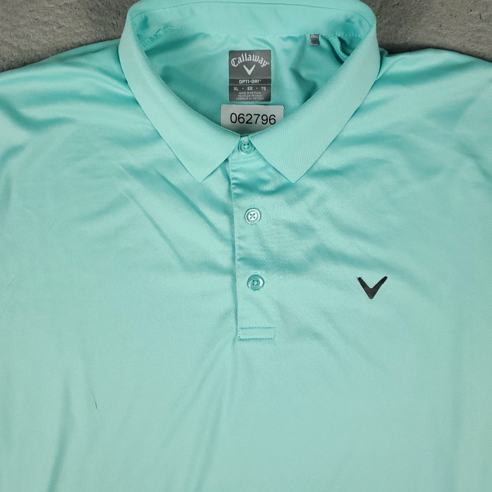 Callaway Callaway Polo Shirt Mens Size XL Turquoise Opti Dri Fit Golf Short Sleeve Size US XL / EU 56 / 4 - 2 Thumbnail