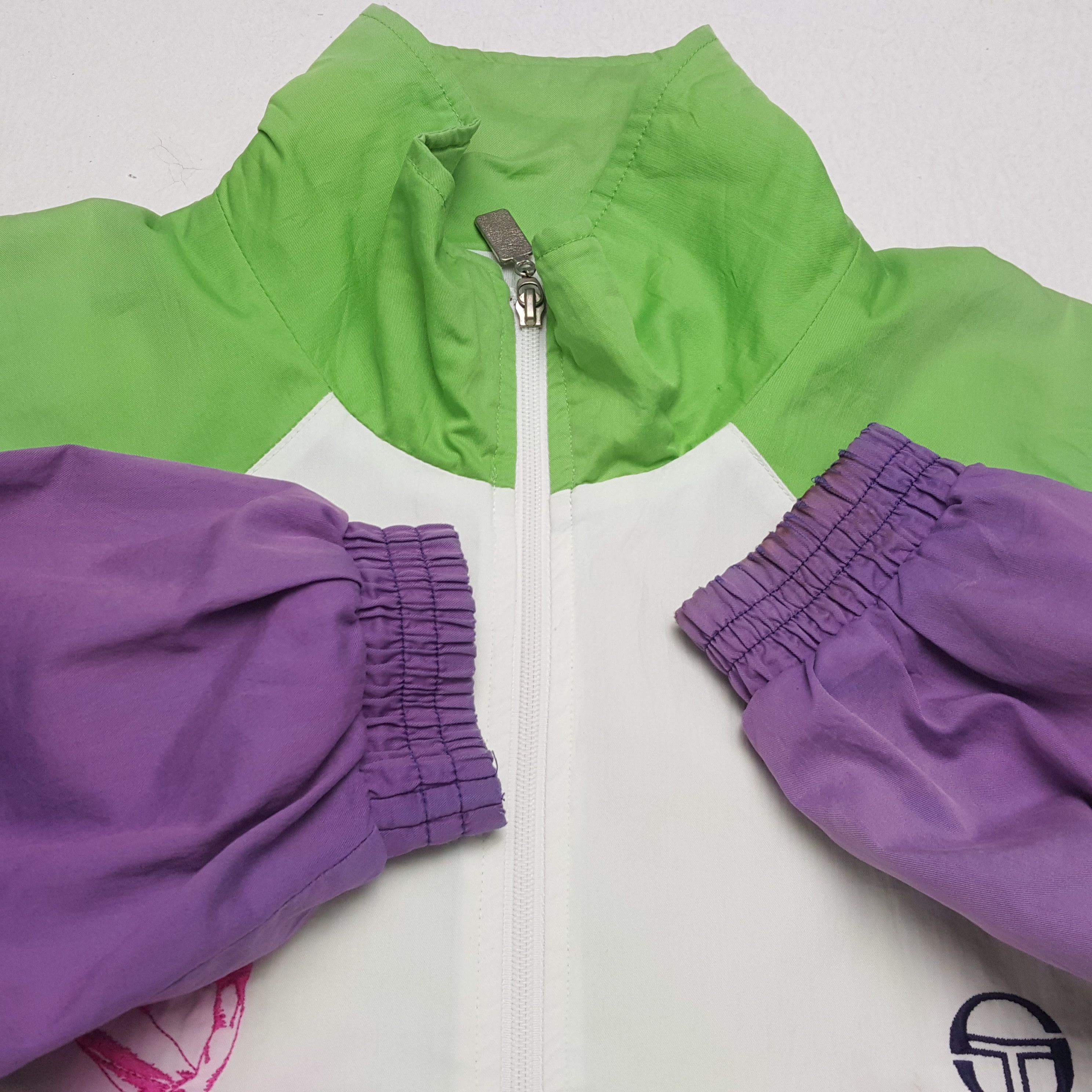 Japanese Brand × Sergio Tacchini × Vintage SERGIO TACCHINI Sportswear Style Windbreaker Jacket Size US L / EU 52-54 / 3 - 8 Thumbnail
